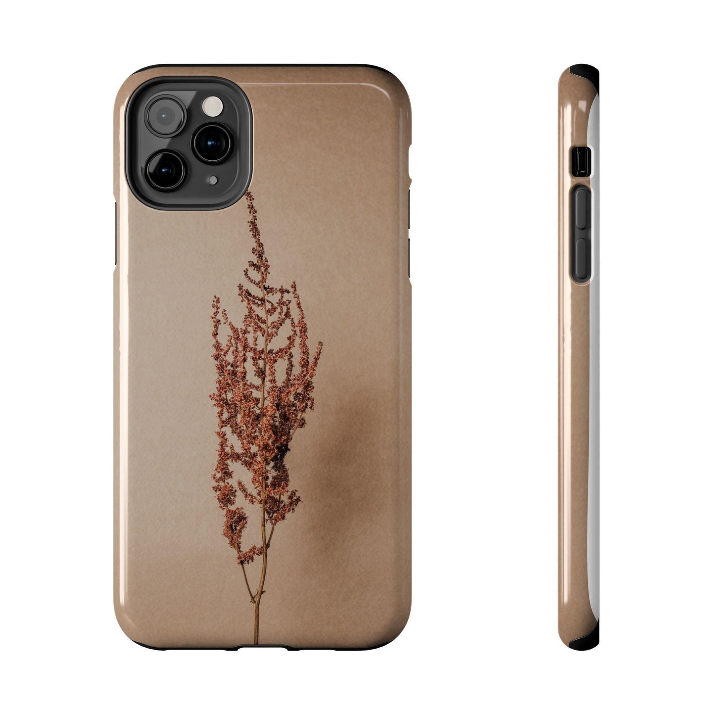 Brown Dry Leaf Tough Phone Cases