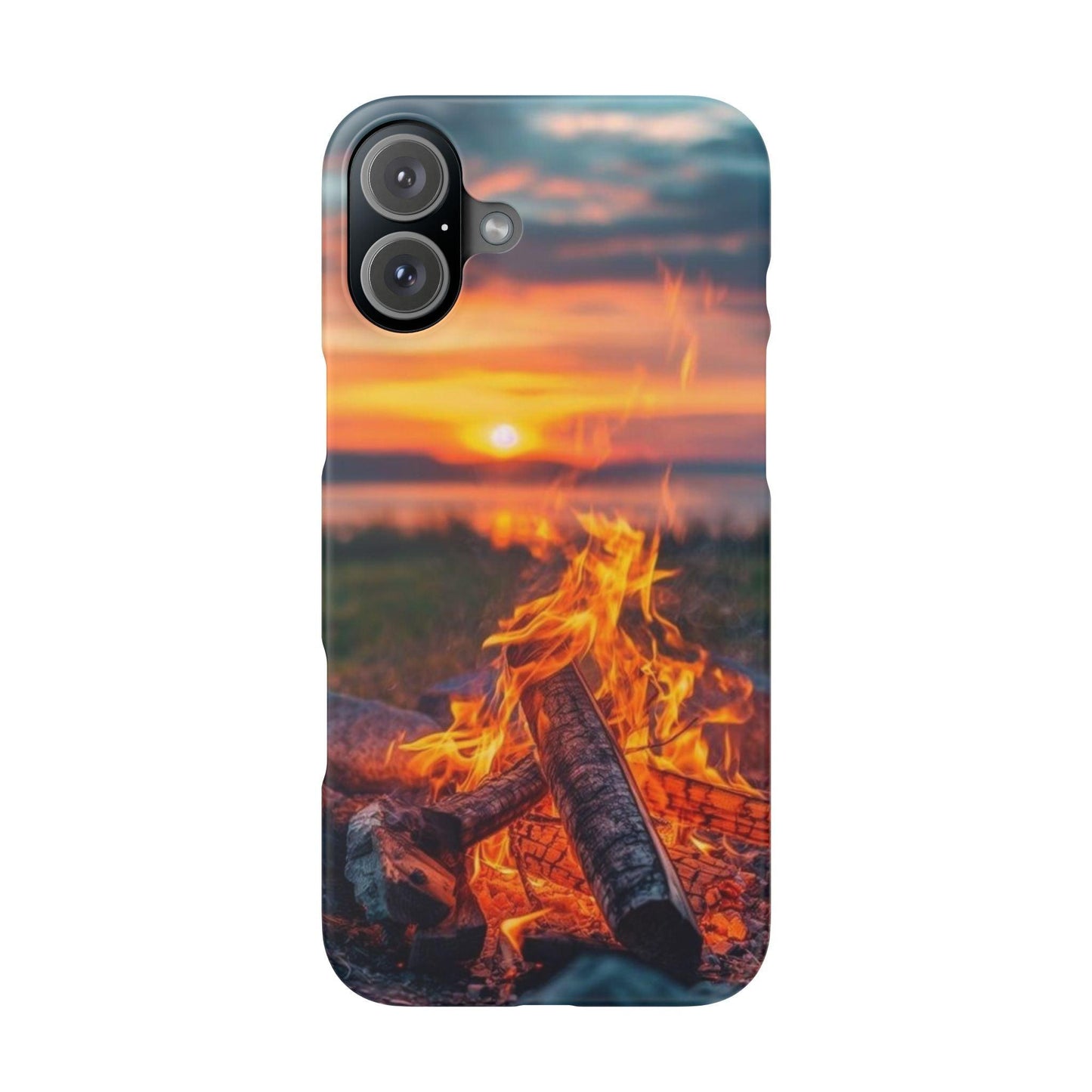 Woodland Fire Phone Case – Warmth of Nature’s Blaze on Your Device