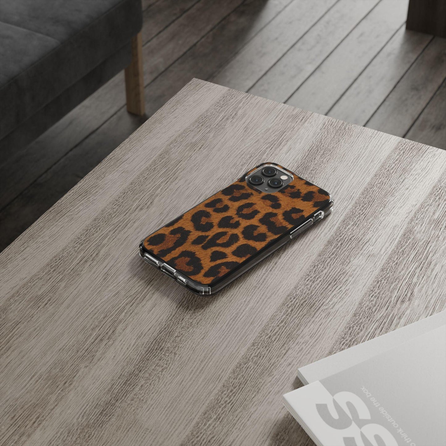 Clear Cases Cheeta Print