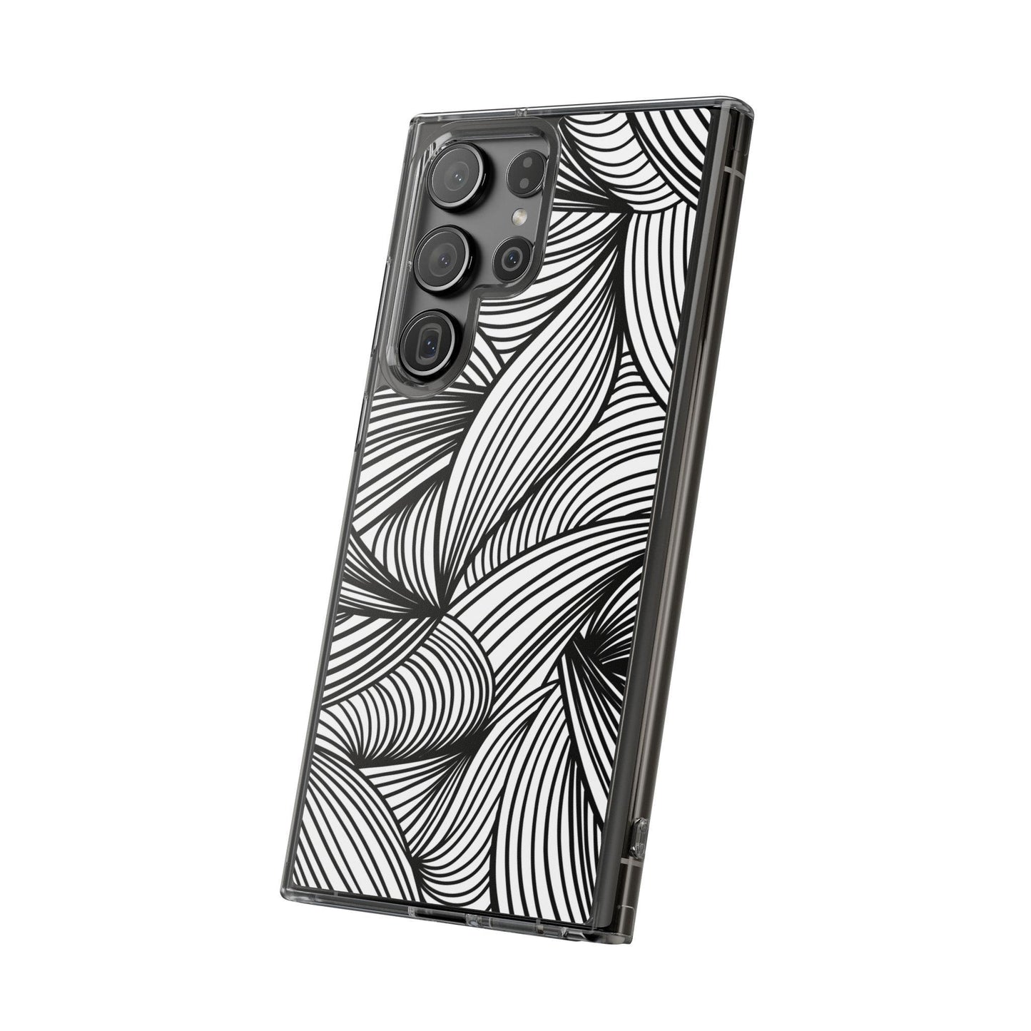 Black and White Illusion Clear Cases
