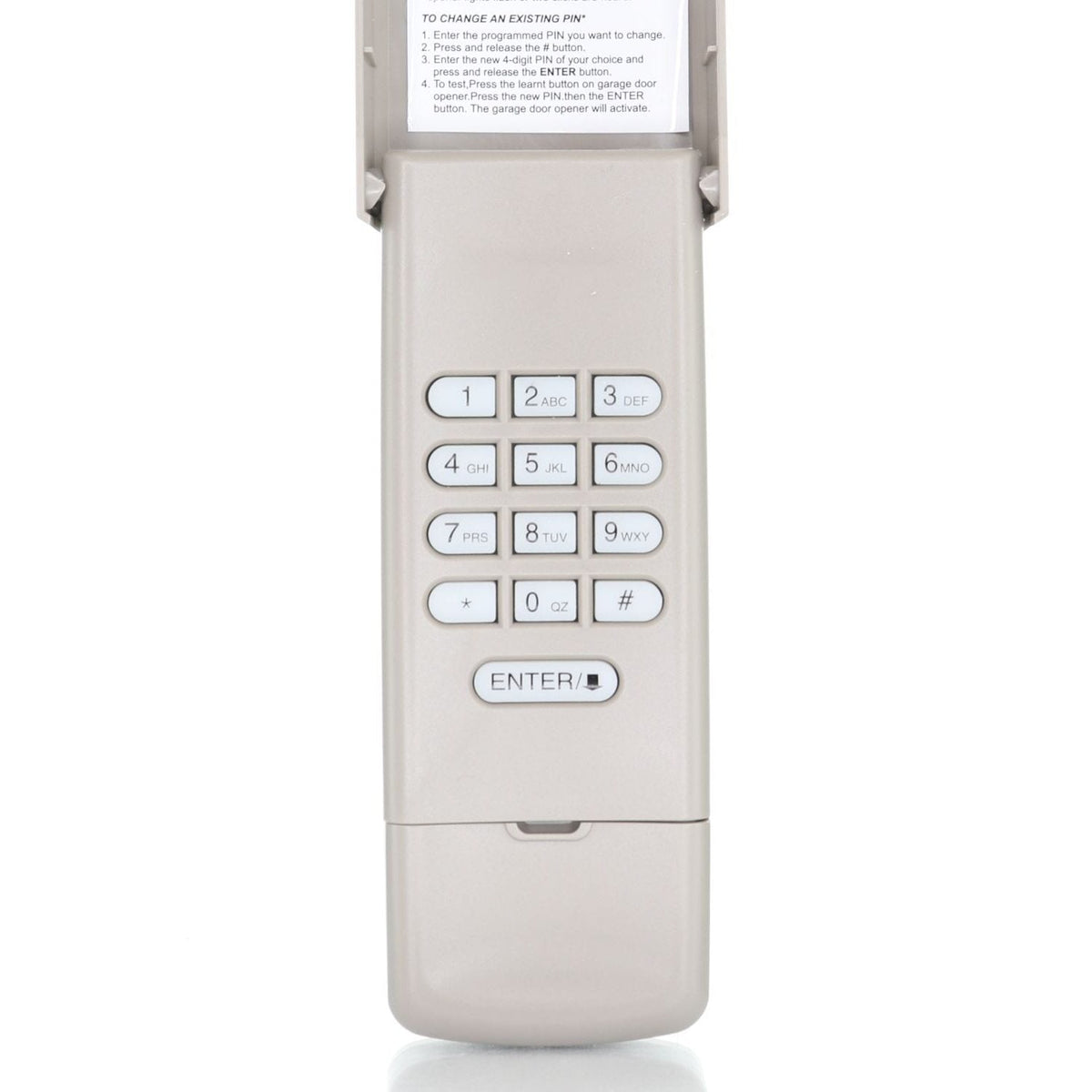 Anderic 877MAX Replacement Keypad Garage Door Opener Remote Control for Purple Yellow Green Red Orange Learning Button