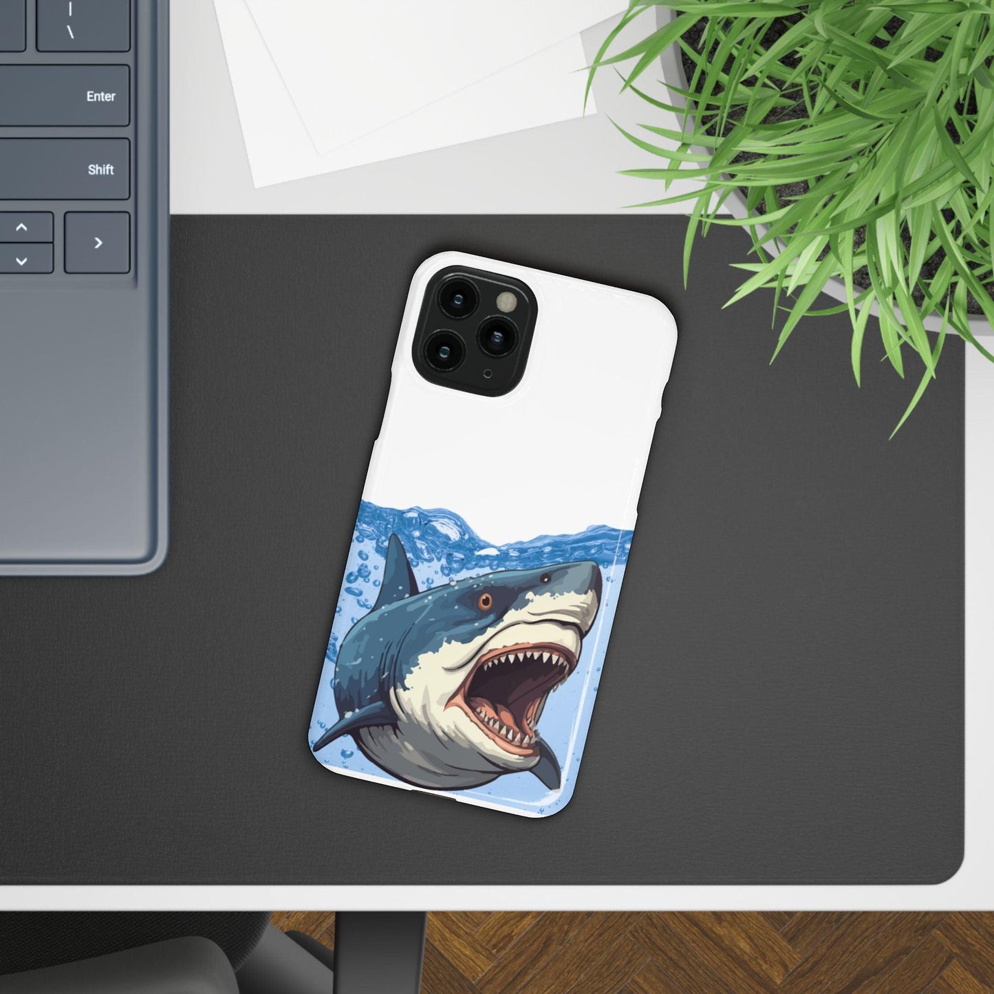 Shark Frenzy Phone Case – Dive into Bold Style