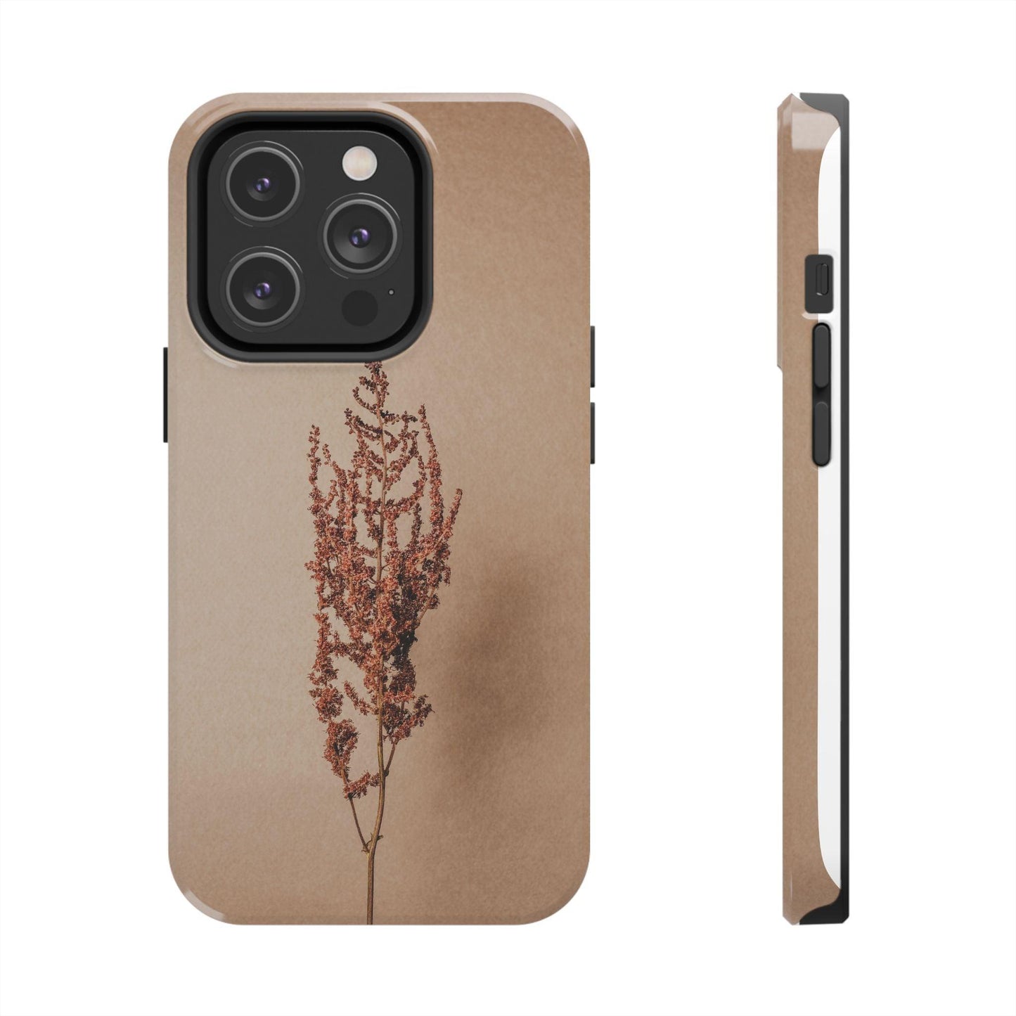 Brown Dry Leaf Tough Phone Cases