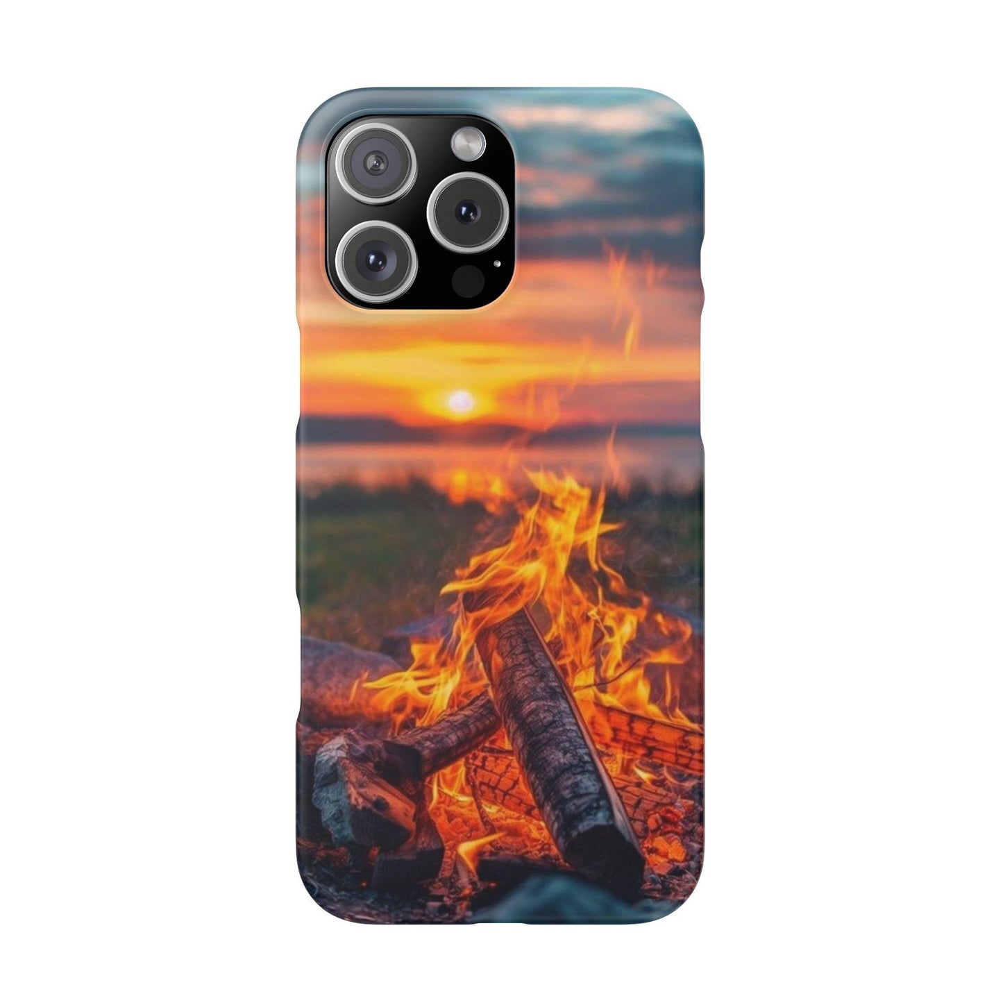 Woodland Fire Phone Case – Warmth of Nature’s Blaze on Your Device