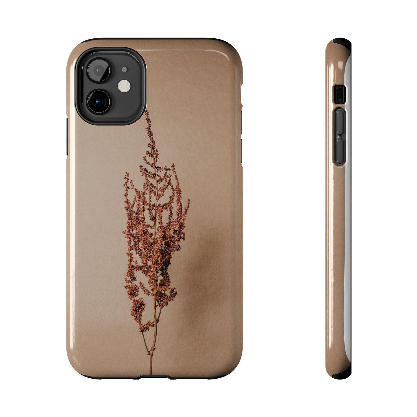 Brown Dry Leaf Tough Phone Cases