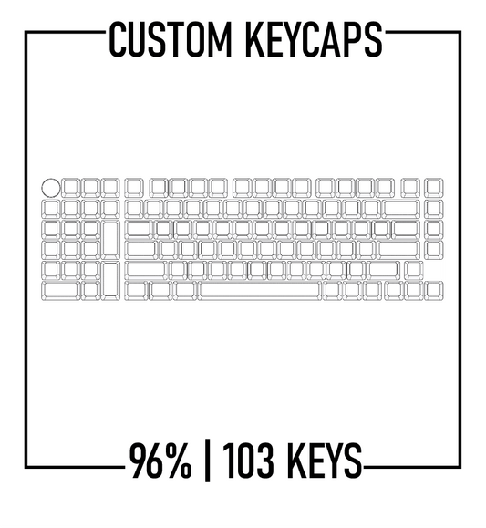 96% Custom Keycaps Set ( ANSI | 103 Keys )