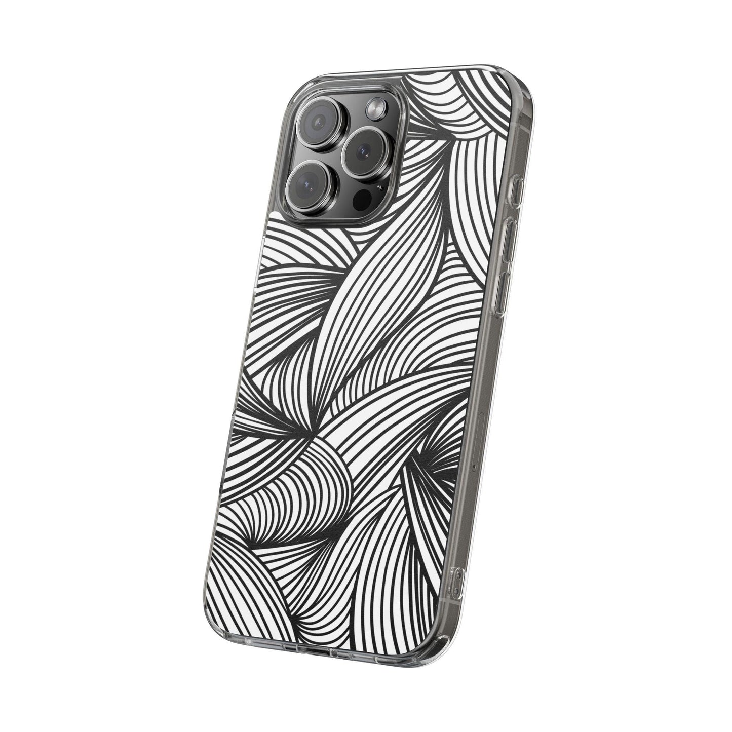 Black and White Illusion Clear Cases