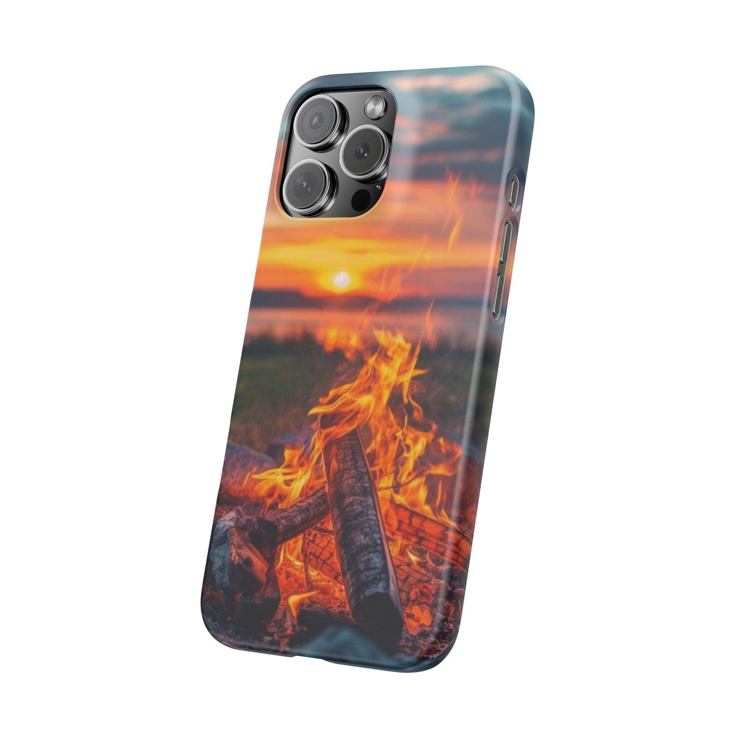 Woodland Fire Phone Case – Warmth of Nature’s Blaze on Your Device