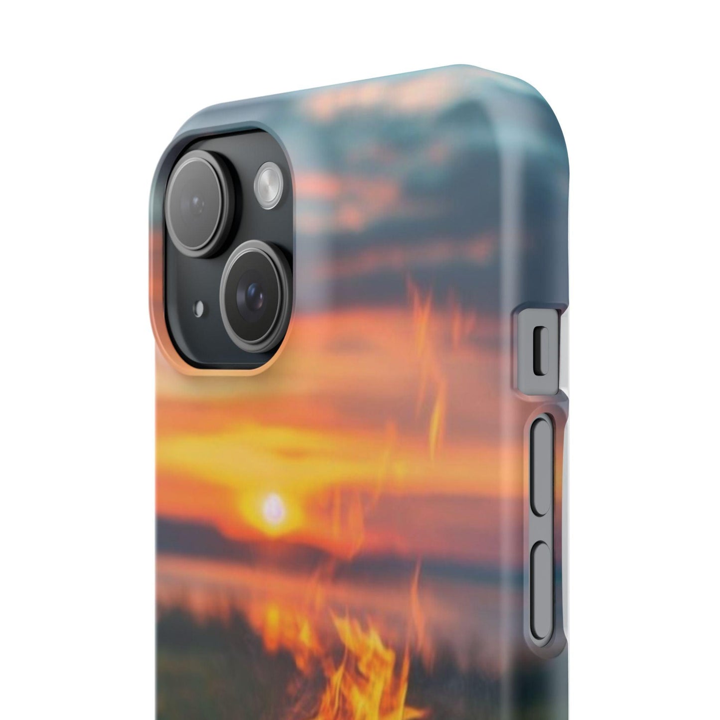 Woodland Fire Phone Case – Warmth of Nature’s Blaze on Your Device