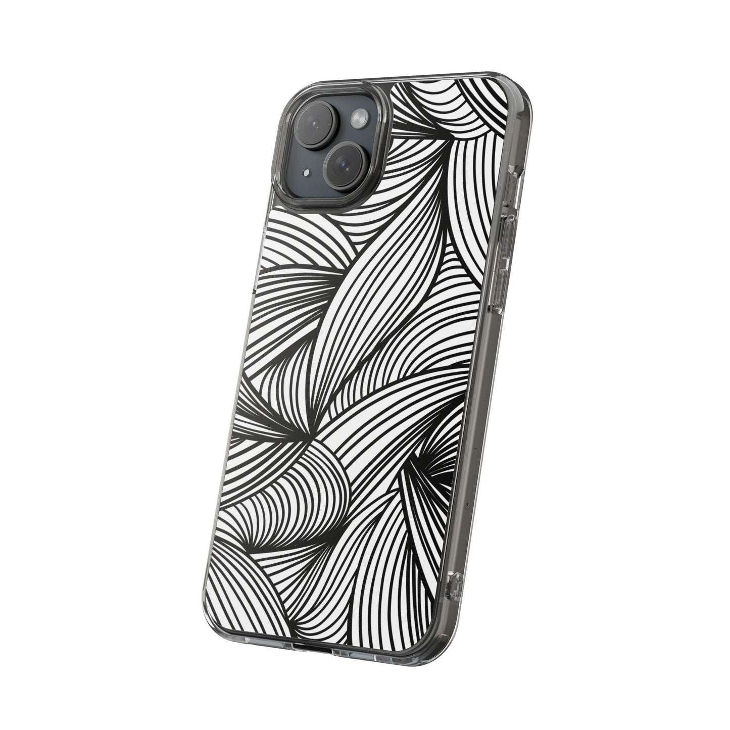 Black and White Illusion Clear Cases