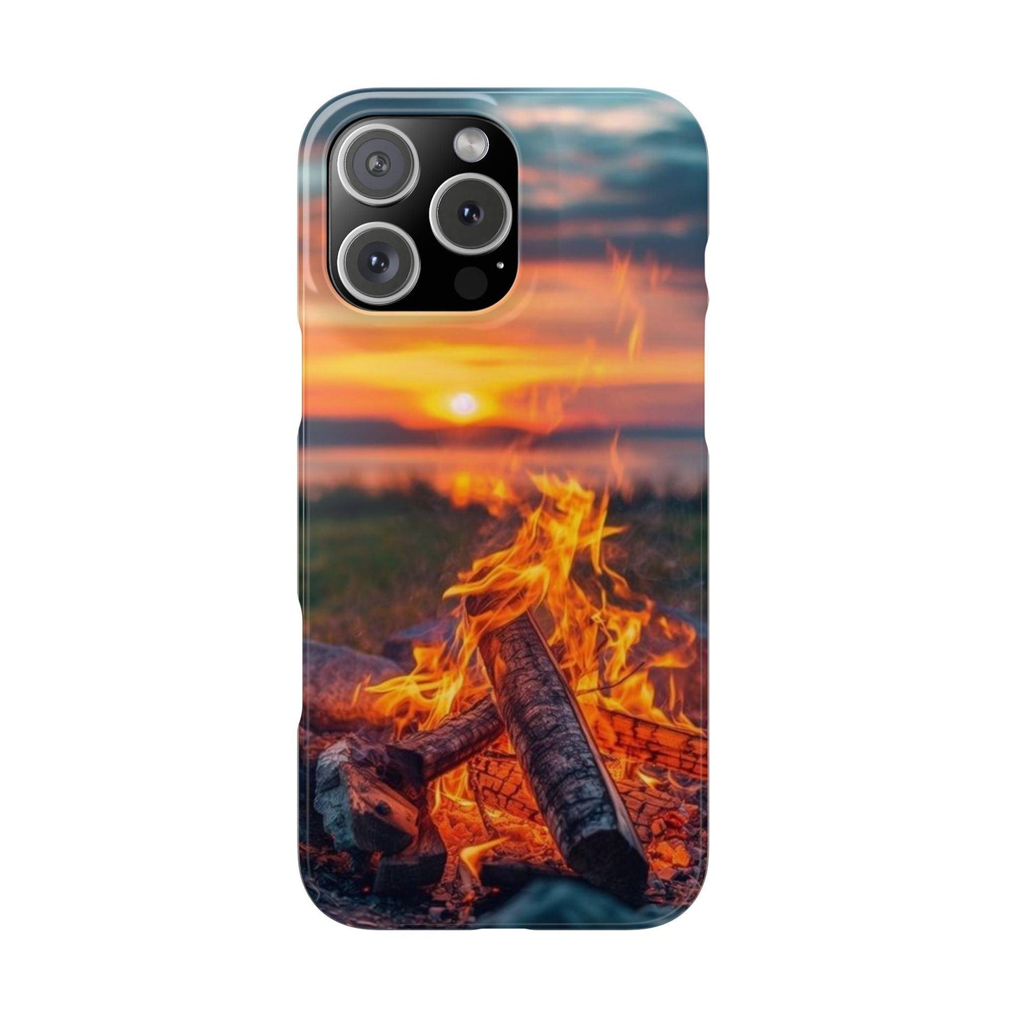 Woodland Fire Phone Case – Warmth of Nature’s Blaze on Your Device