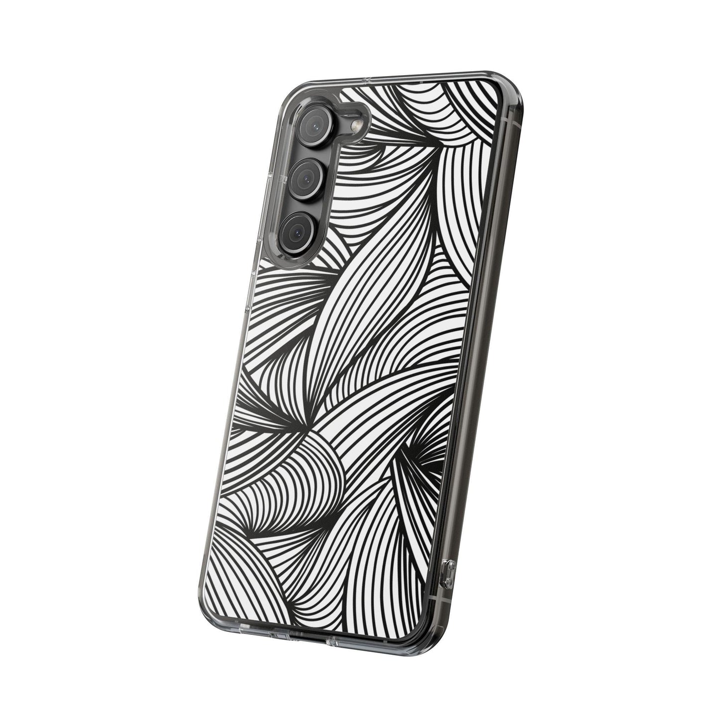 Black and White Illusion Clear Cases