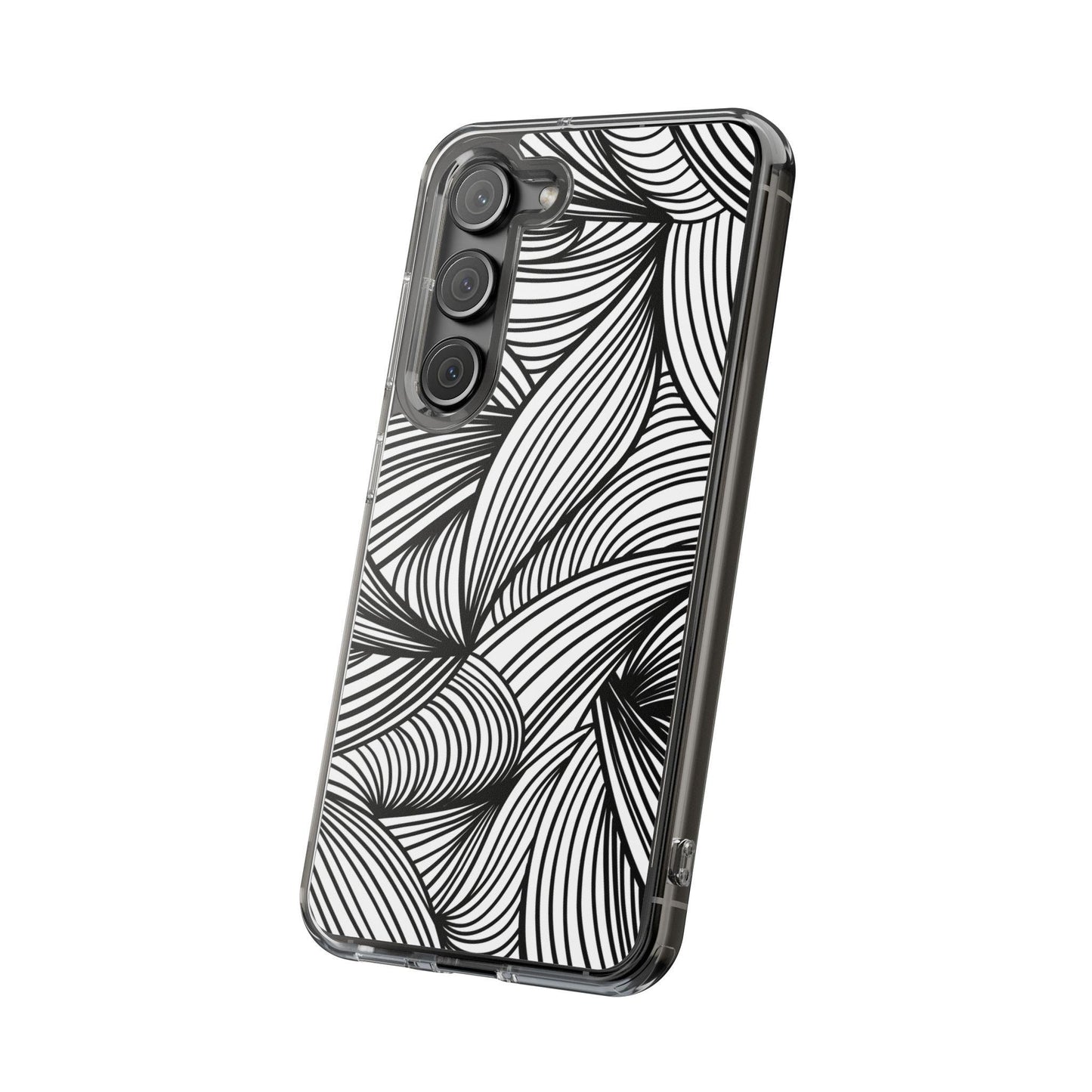 Black and White Illusion Clear Cases