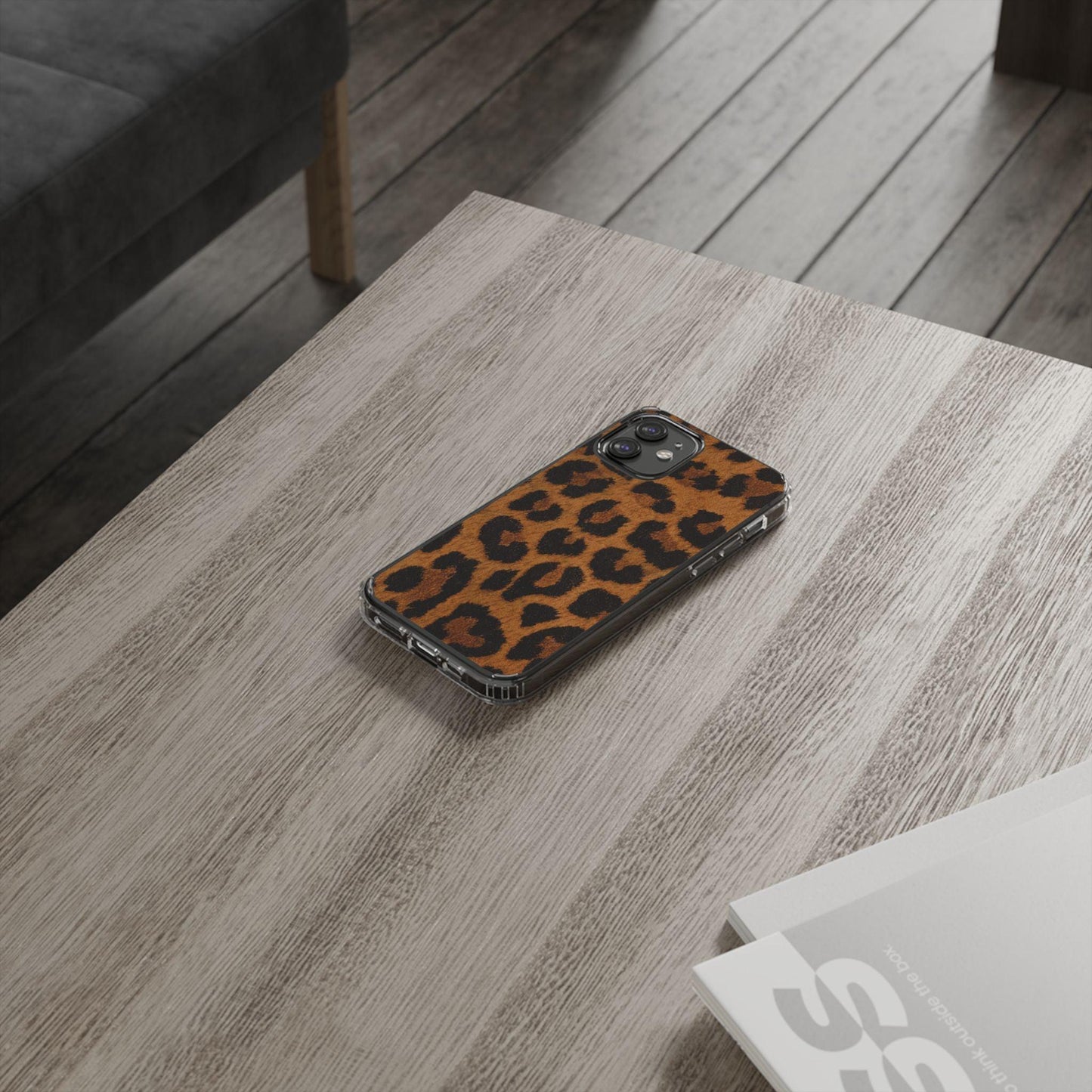 Clear Cases Cheeta Print