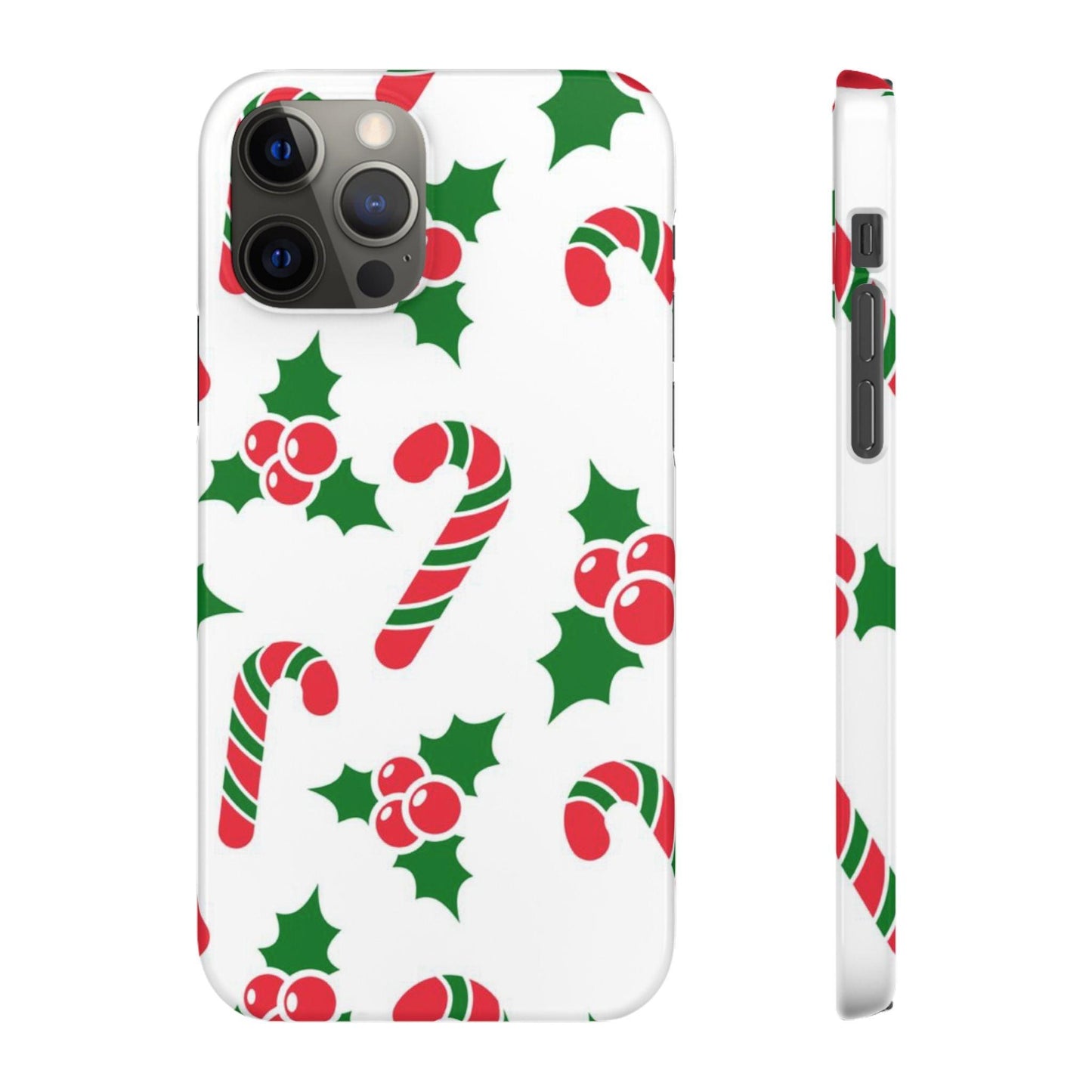 Custom iPhone Tough Phone Case – Christmas Santa Holiday Design, Festive Xmas Protection