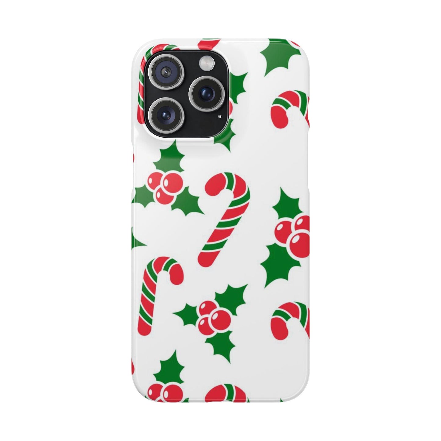 Custom iPhone Tough Phone Case – Christmas Santa Holiday Design, Festive Xmas Protection