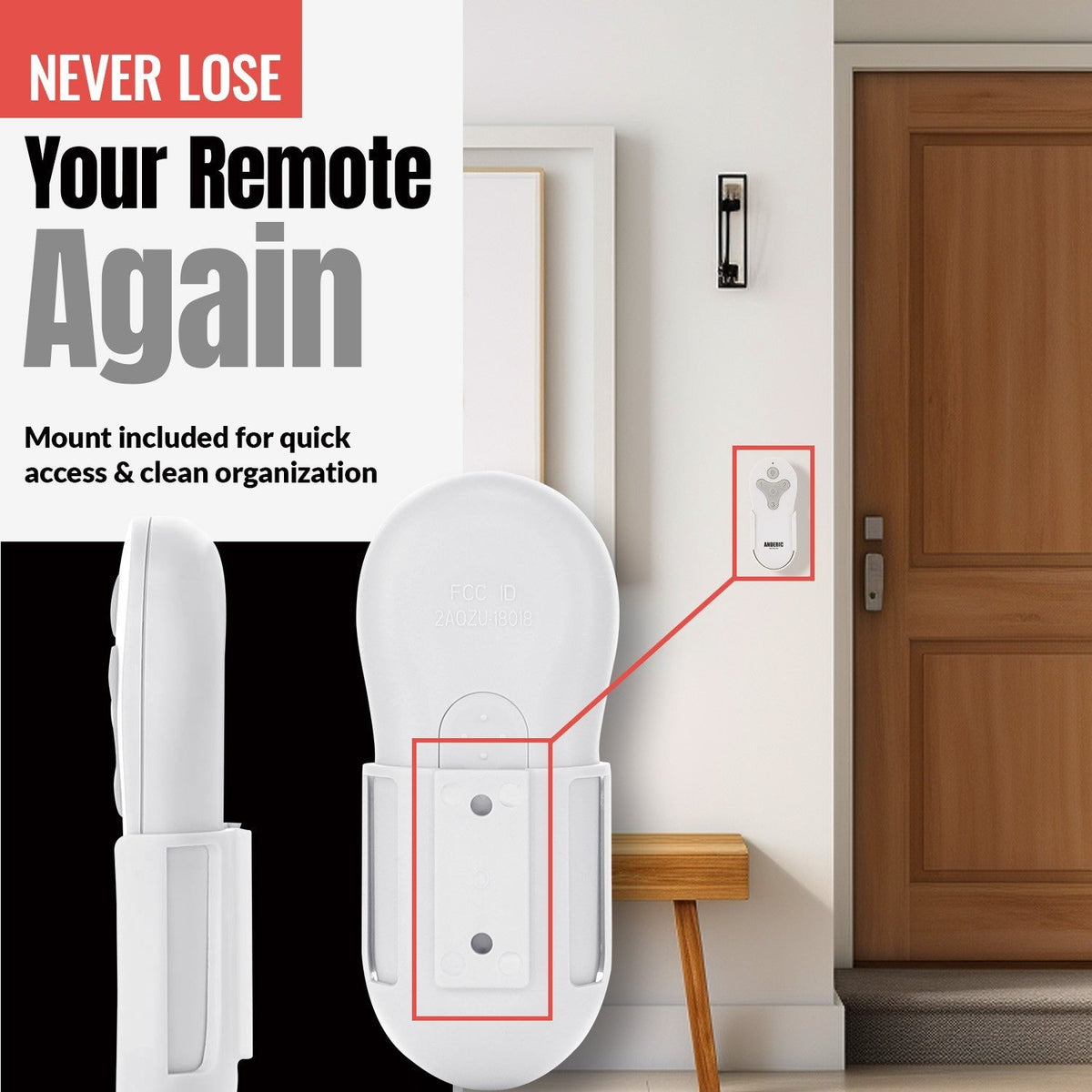 Harbor Breeze KUJCE10311 for Beach Creek Ceiling Fan Remote Control