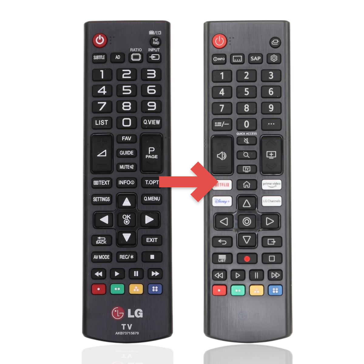 LG AKB73715679 TV Remote Control - AKB73715679