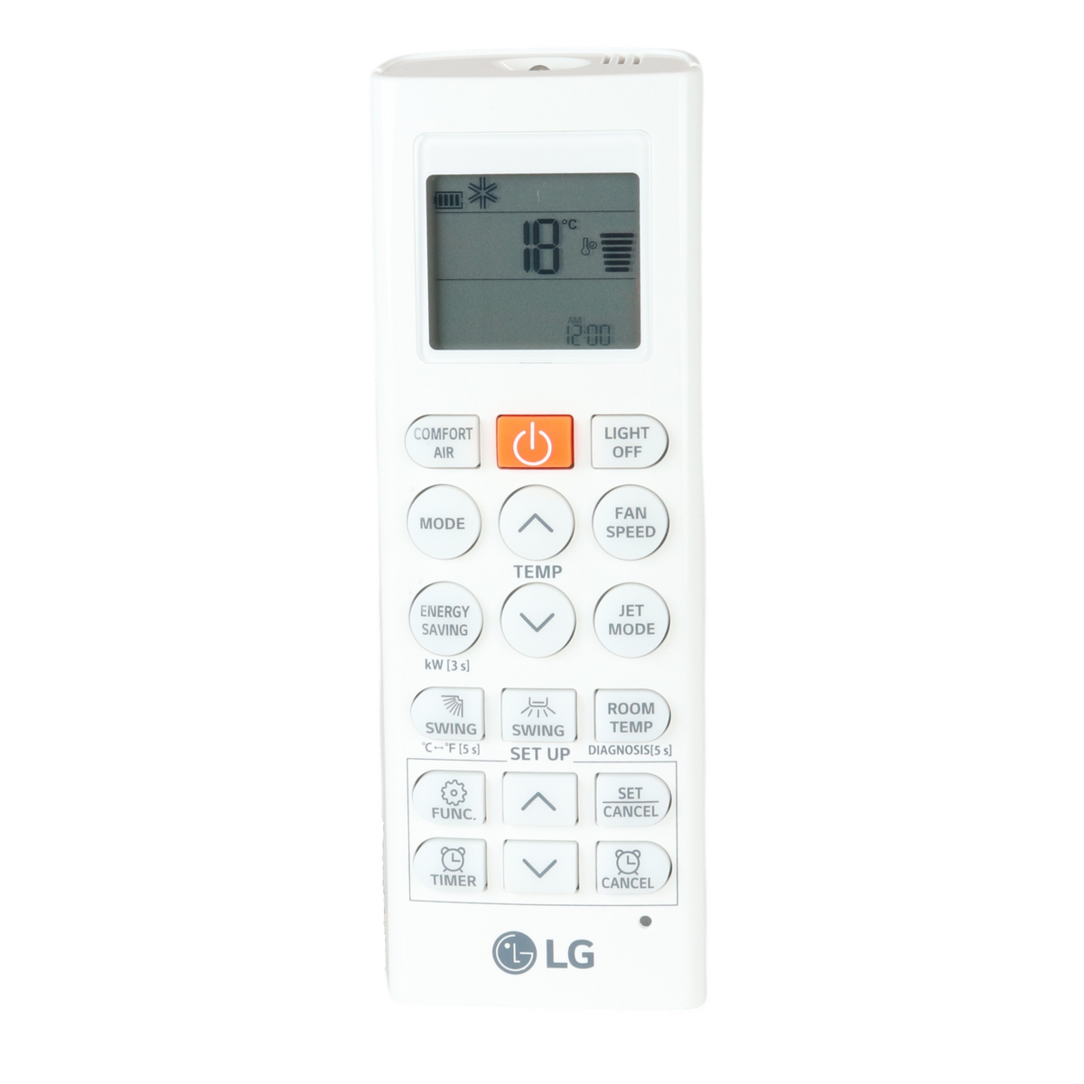 LG AKB74955602 Air Conditioner Remote Control