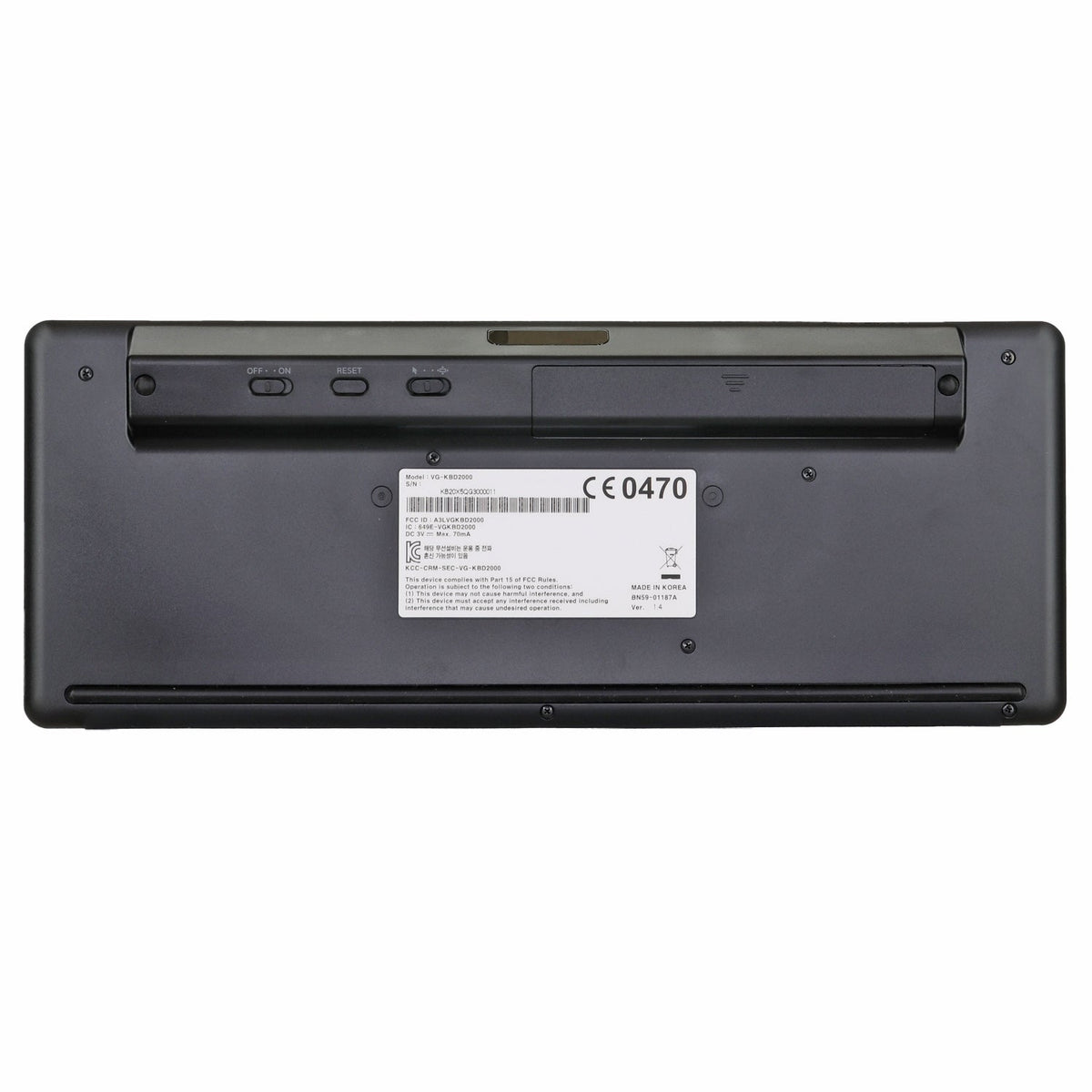 Samsung BN59-01162A | VGKBD2000 TV Wireless Keyboard Remote Control - BN5901162A