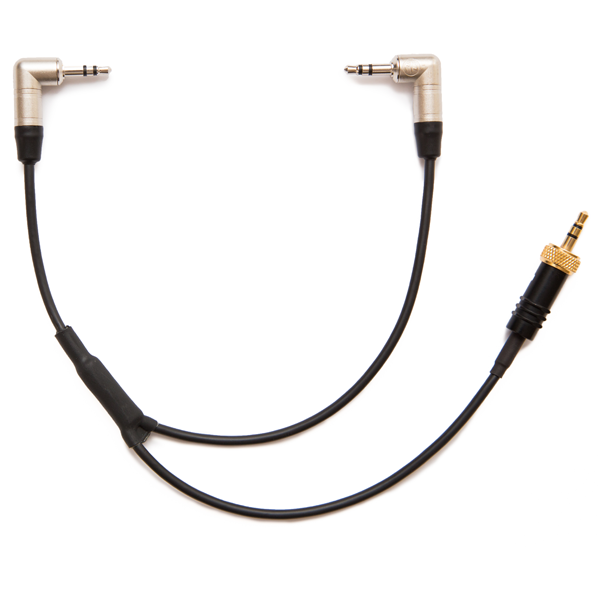 Tentacle Sync C16 Tentacle & Bodypack Receiver to Camera Y-Cable 8"