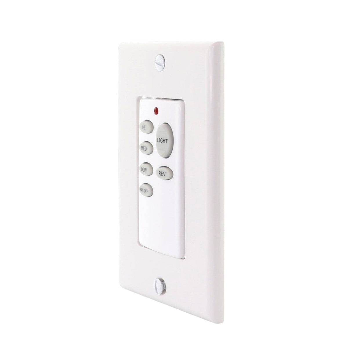 Anderic CHQ9051T Wireless Wall Switch Ceiling Fan Remote Control for 3-Speed Fans with Up & Down Light and Reverse Keys