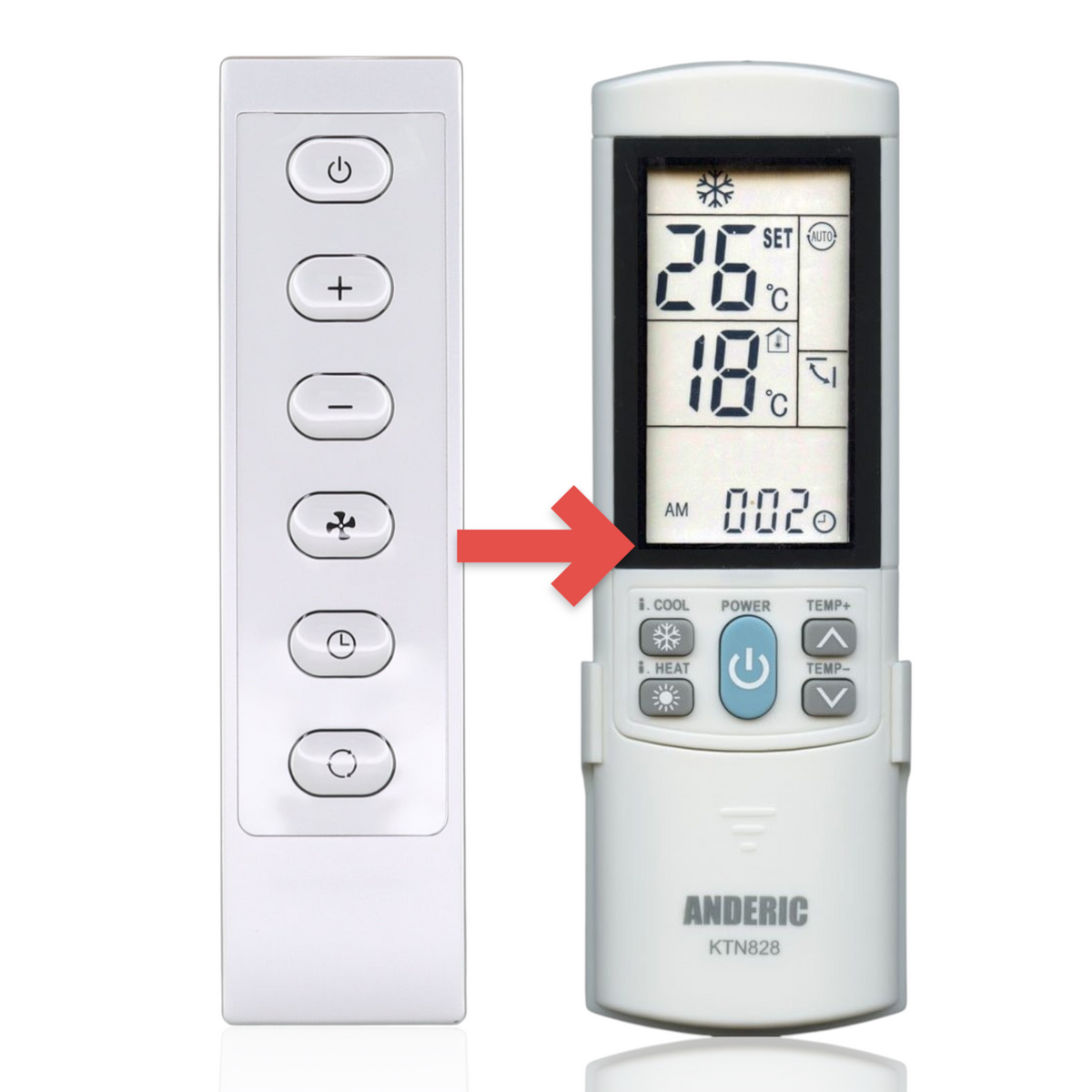 Danby COR612R Air Conditioner Remote Control - A2530-450-AH10