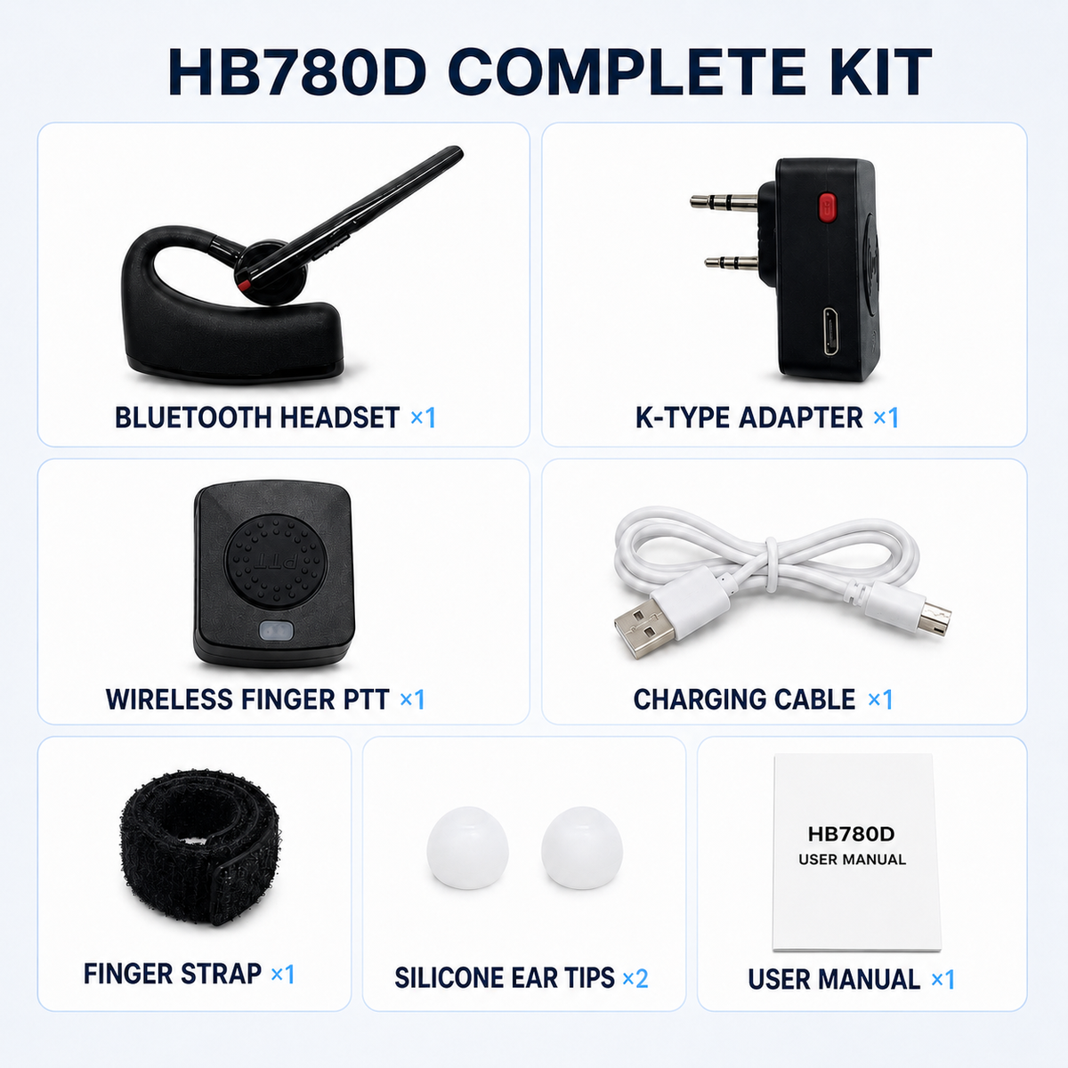 Ruyage Radio Bluetooth Headset(HB780D)