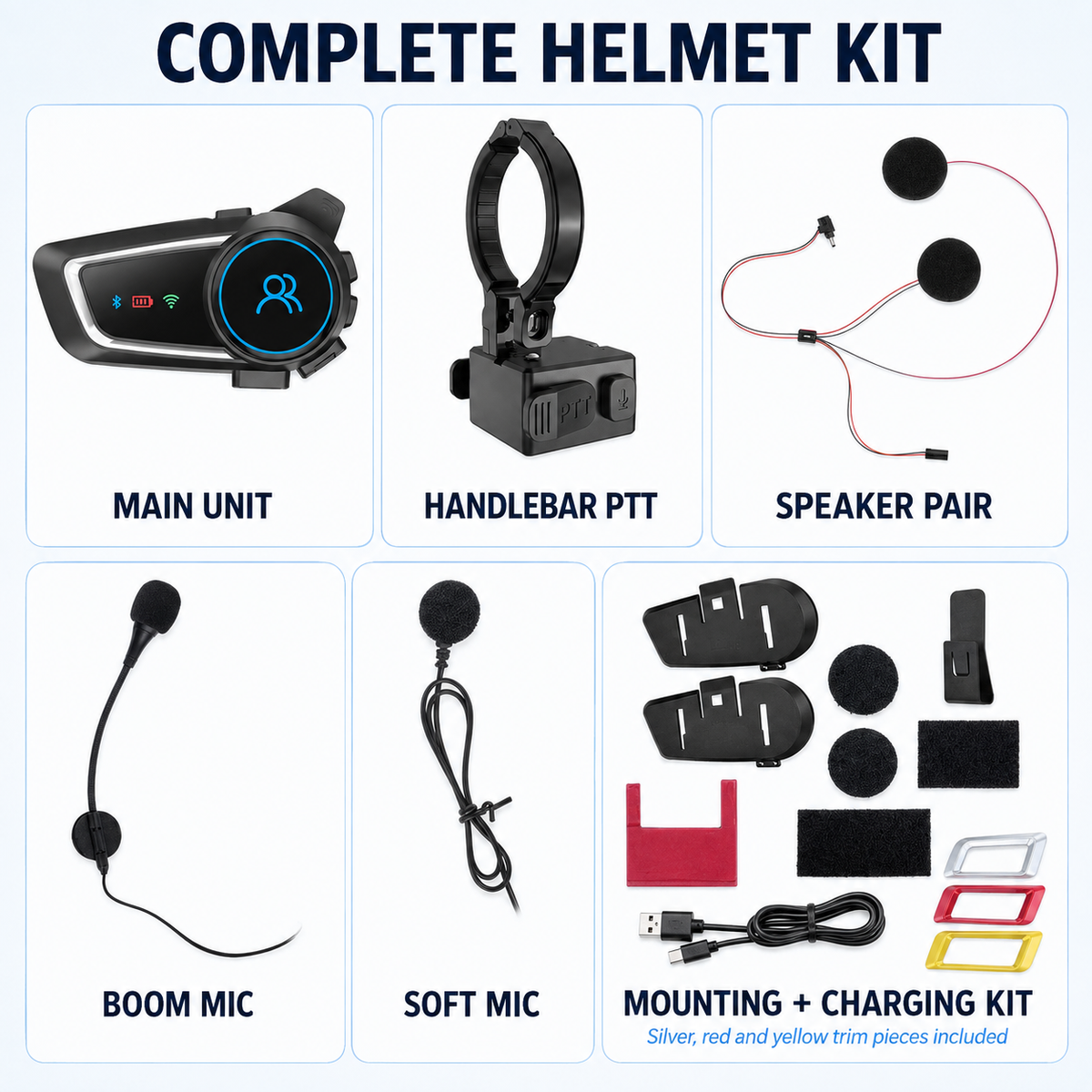Ruyage Radio Motorcycle Helmet Headphones