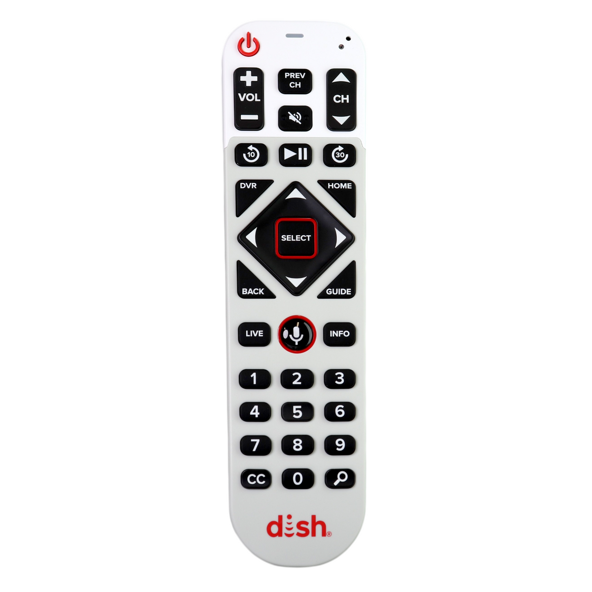 Dan's Originals For DISH 60.0 / RF4CE Satellite Box Remote Control with Voice | OEM | Backlight - 60.0-VOICE