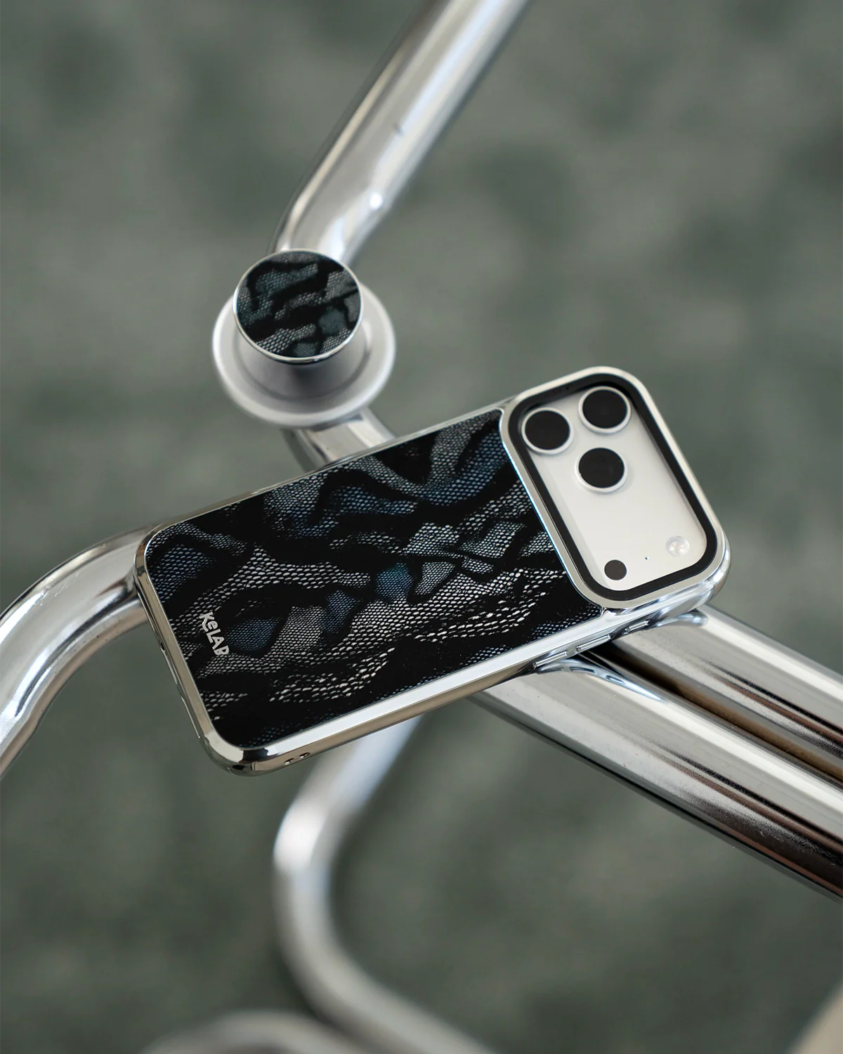 Viper Mesh | Teal Snakeskin Phone Case