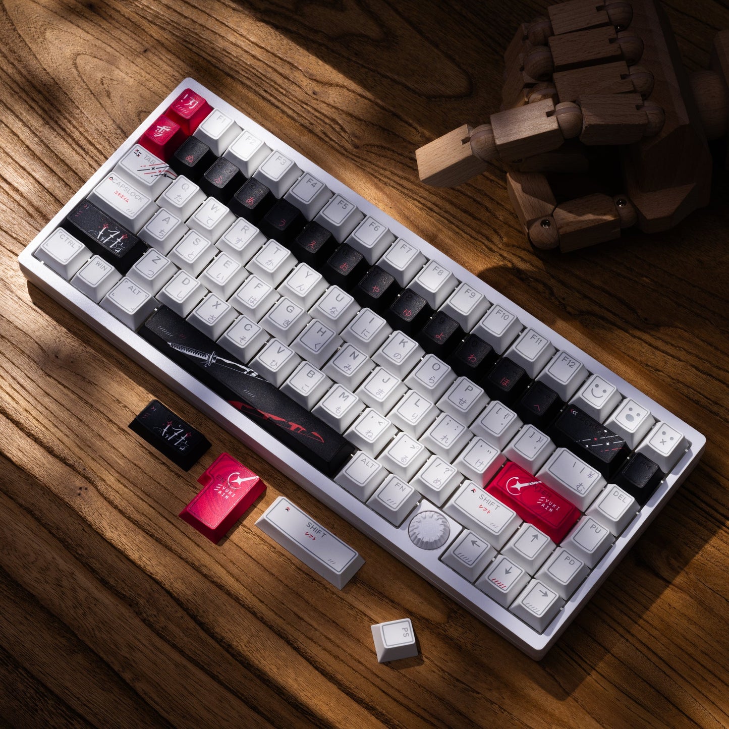 XVX PRISM Shine-Through Double-Shot Cherry Profile PBT Keycap Set 142-key
