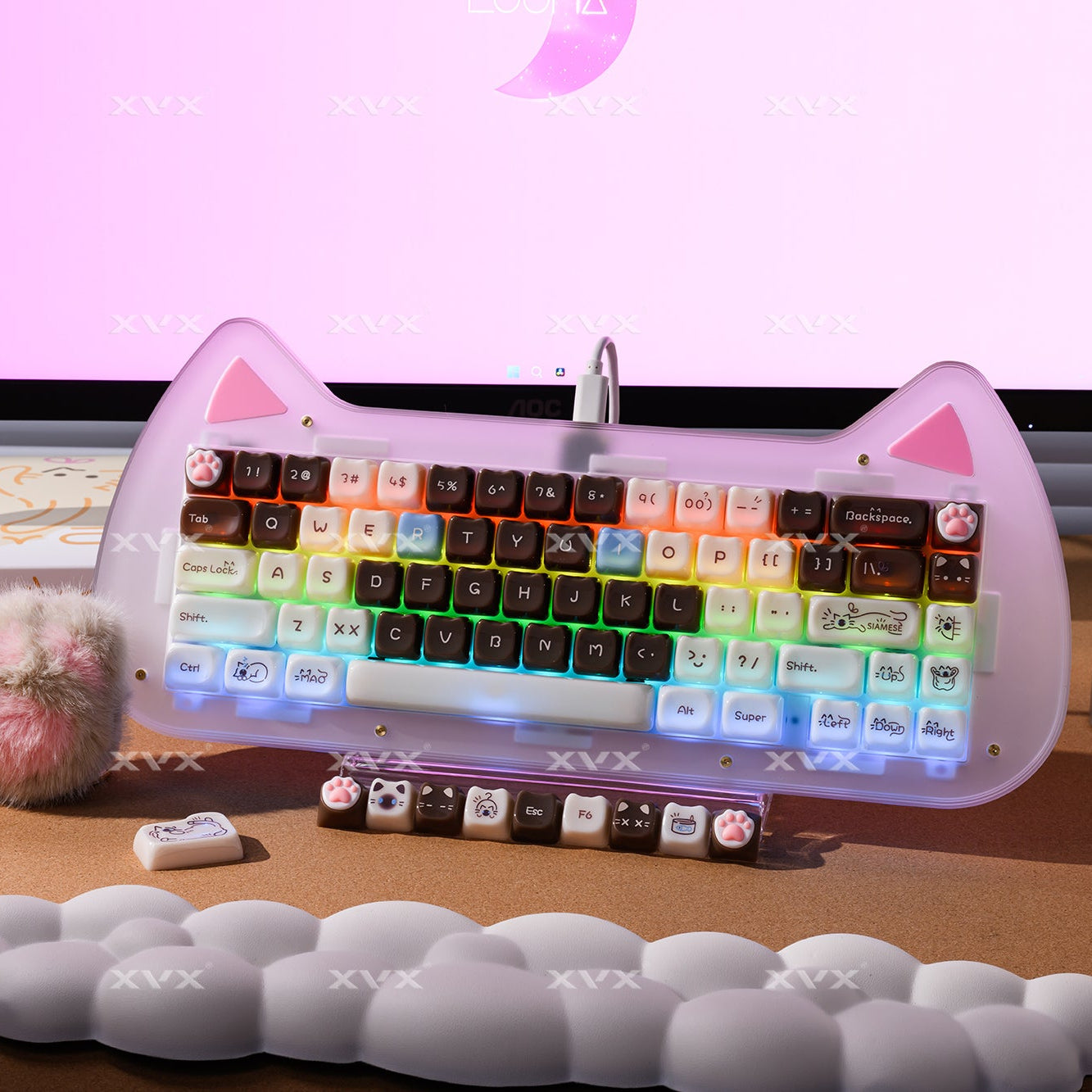 XVX House Cat MAO Profile Keycaps Set (149-key)