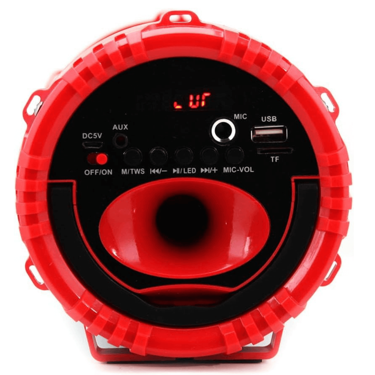 Emerson Portable Bluetooth Speaker with LED Lighting and Carrying Strap