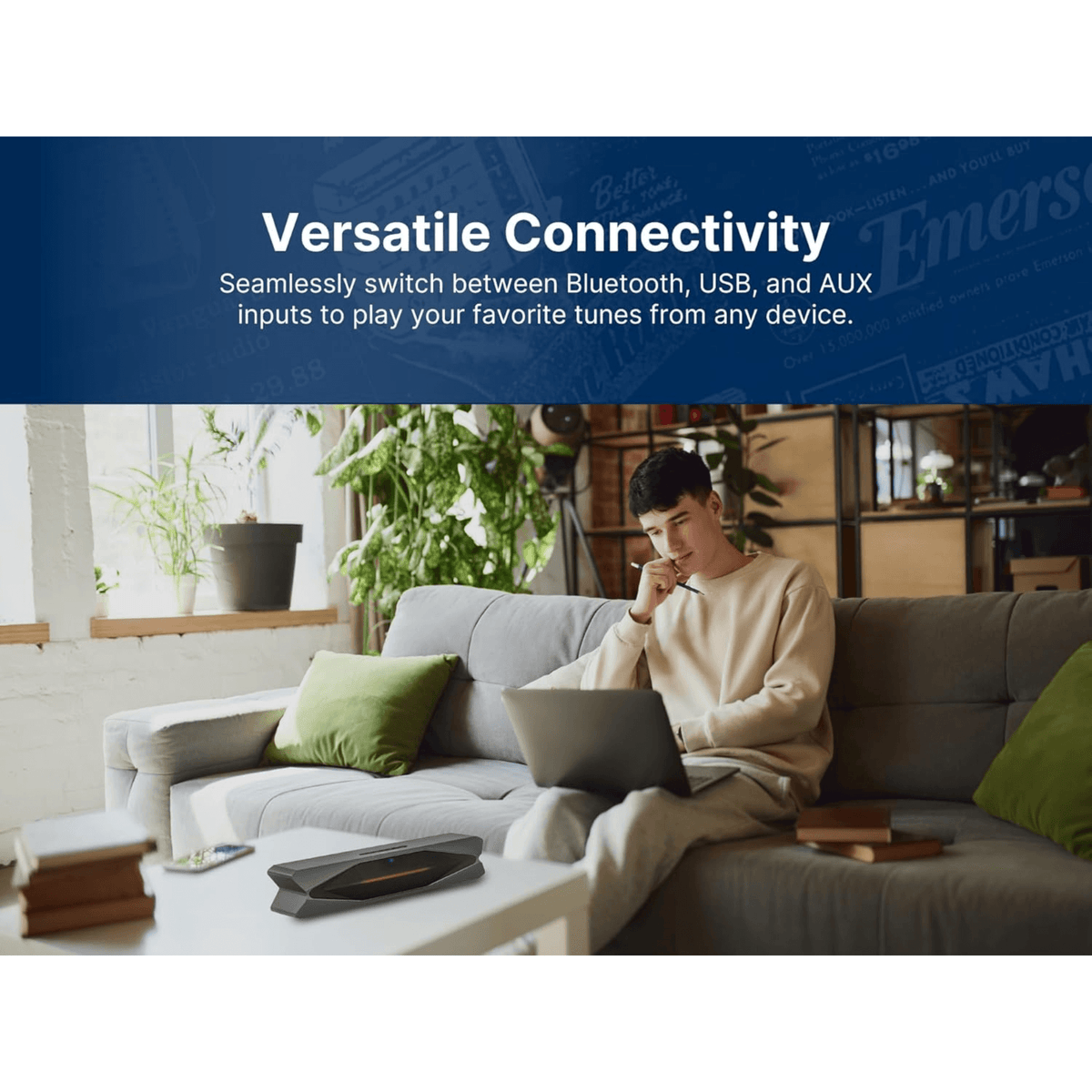 Emerson Mini Bluetooth Soundbar