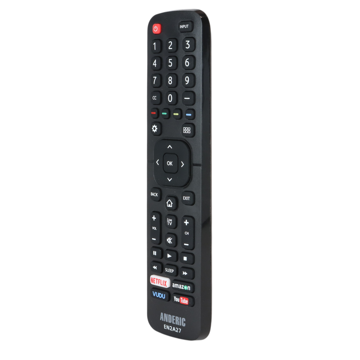 Anderic EN2A27 For Hisense and Sharp TV Remote Control