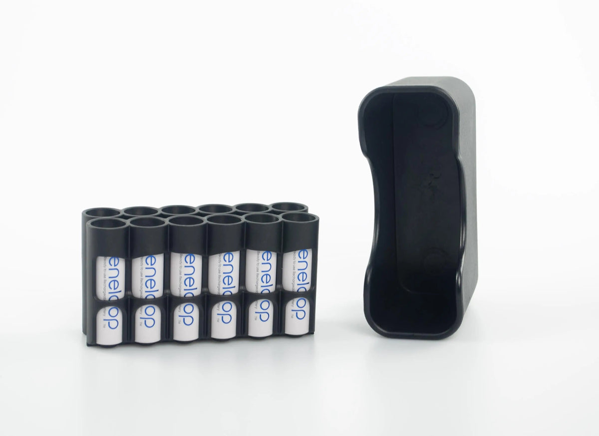 Magnetic AA 12 Pack Embedded with Cradle