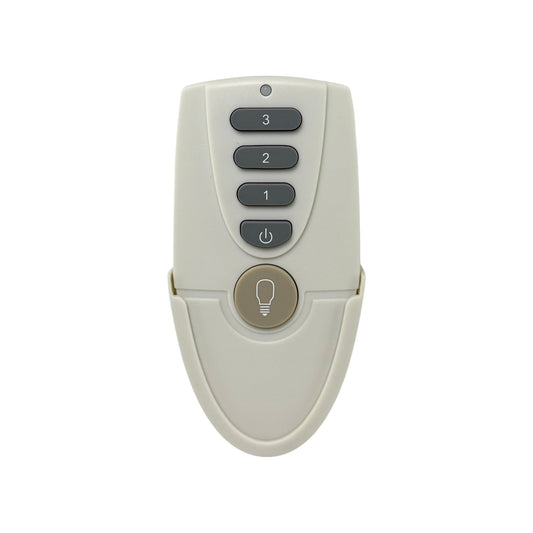 Anderic FAN51TW Replacement Ceiling Fan Remote Control for Hampton Bay and others - FAN-51T - White