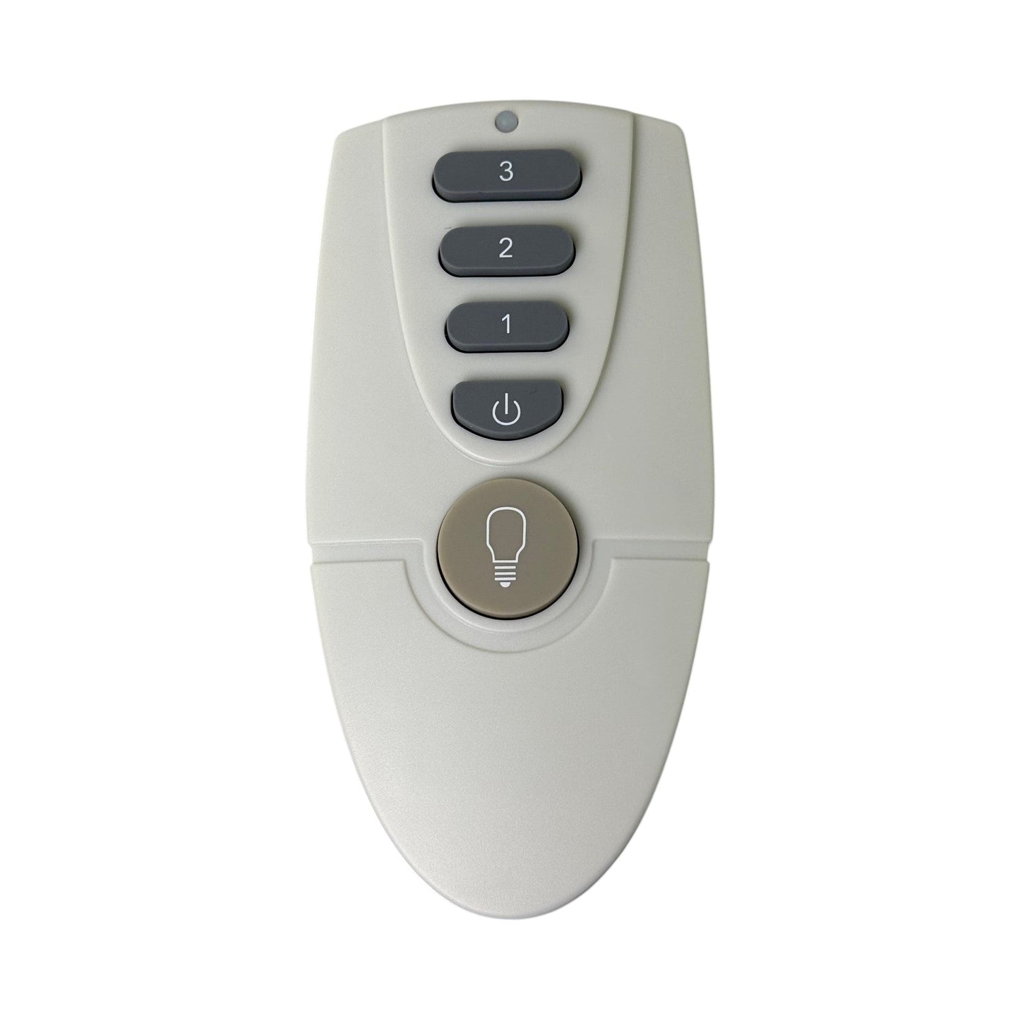 Anderic FAN51TW Replacement Ceiling Fan Remote Control for Hampton Bay and others - FAN-51T - White