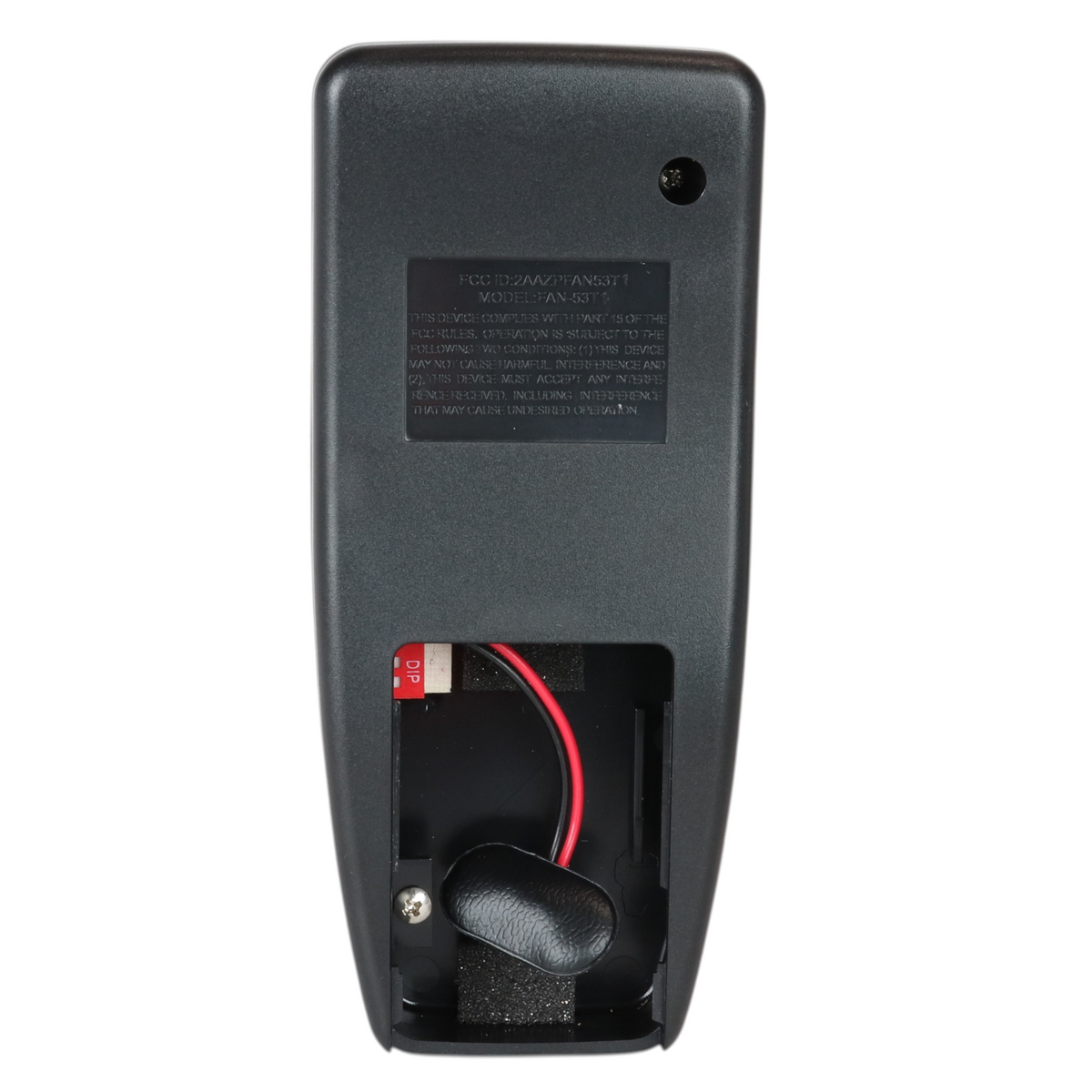 Anderic FAN53TB (315 MHz) Replacement Ceiling Fan Remote Control | FAN53T, FAN-53T | Black