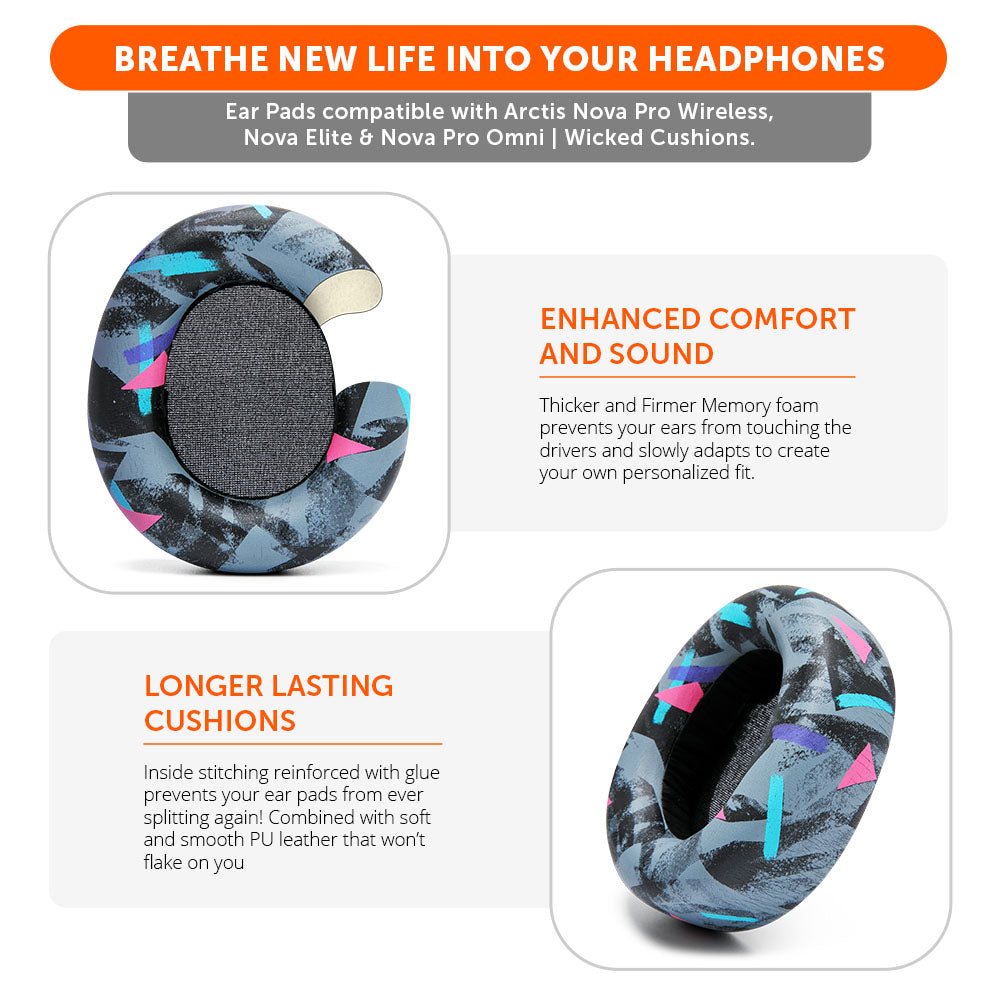 Arctis Nova Pro Wireless & Nova Elite Earpads - WC PadZ Nova Pro Wireless