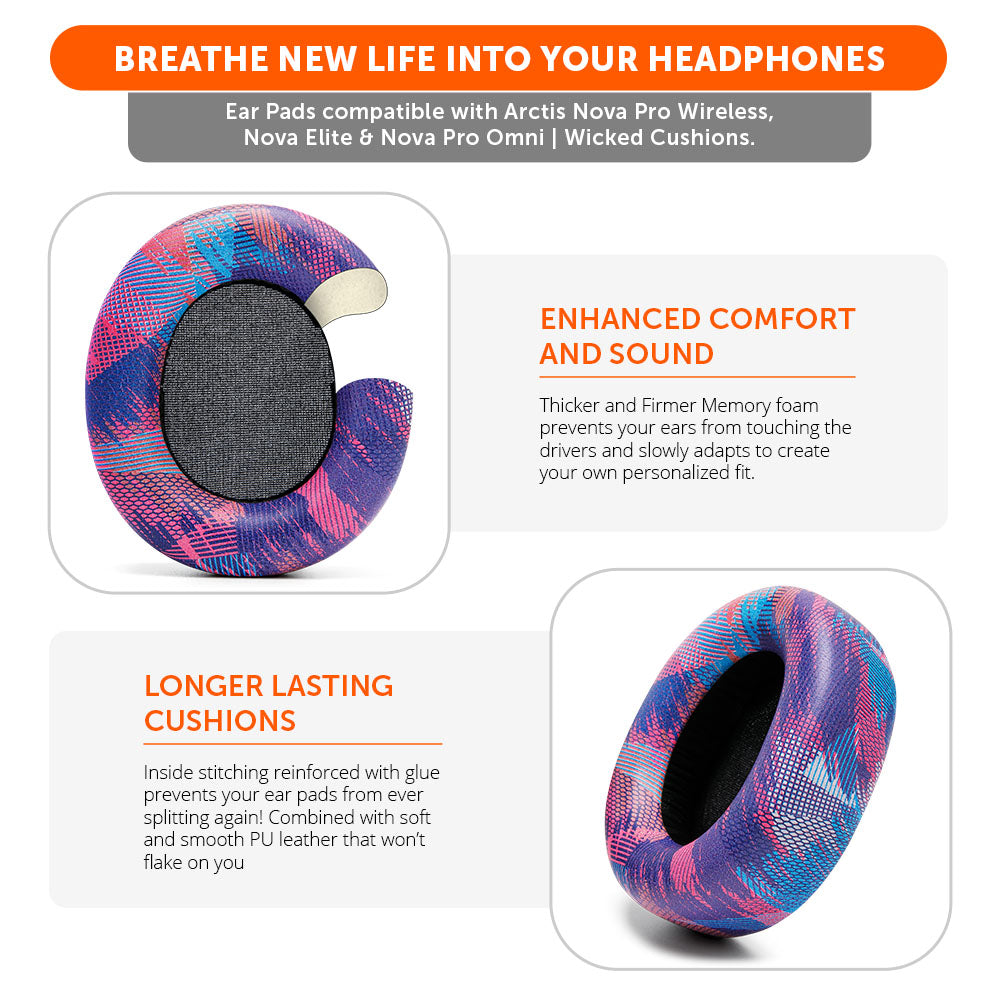 Arctis Nova Pro Wireless & Nova Elite Earpads - WC PadZ Nova Pro Wireless
