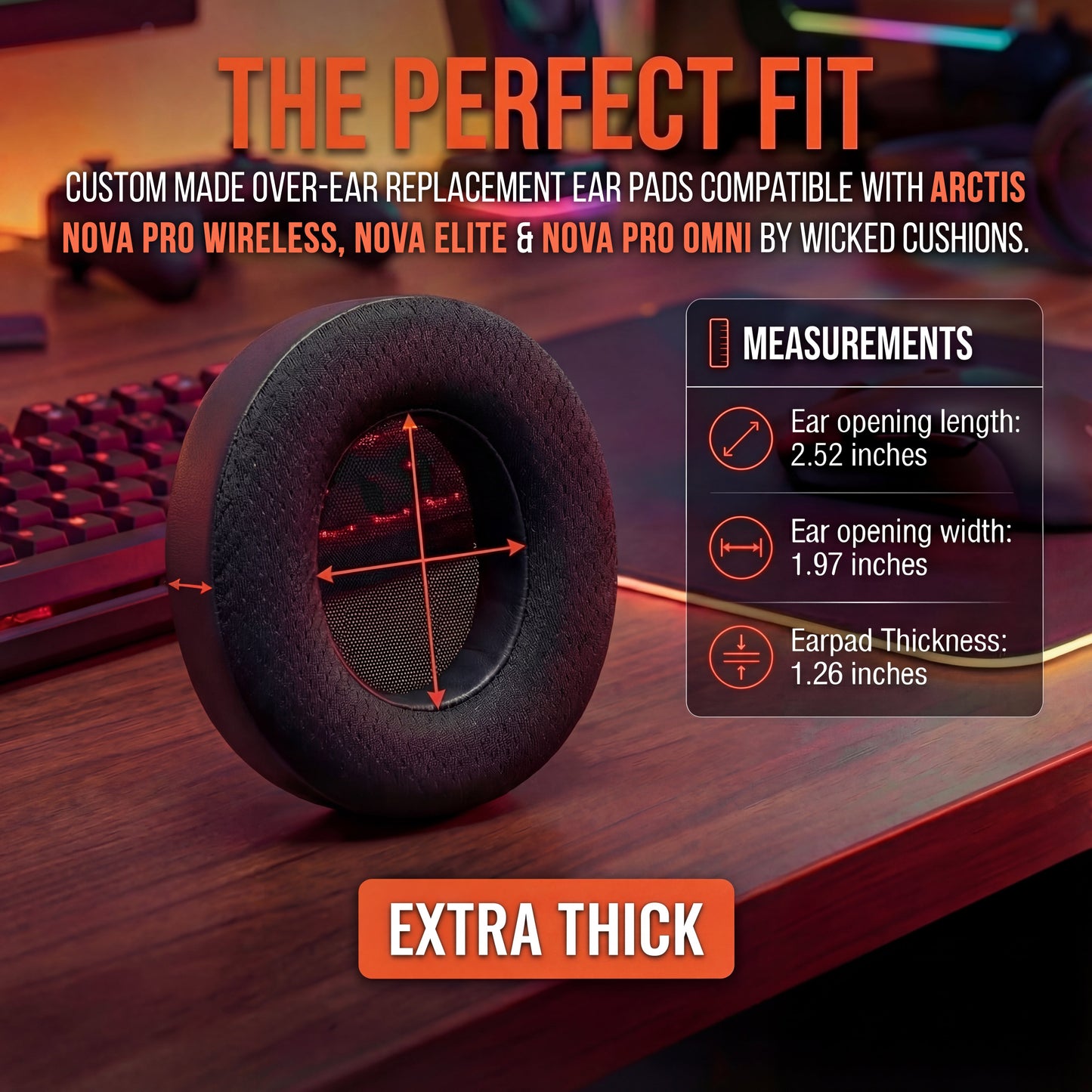 Arctis Nova Pro Wireless & Nova Elite Earpads - WC FreeZe Cooling Gel