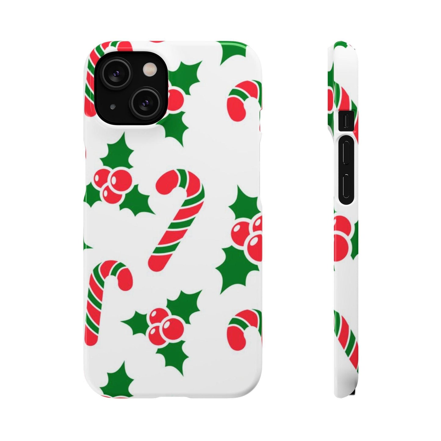 Custom iPhone Tough Phone Case – Christmas Santa Holiday Design, Festive Xmas Protection
