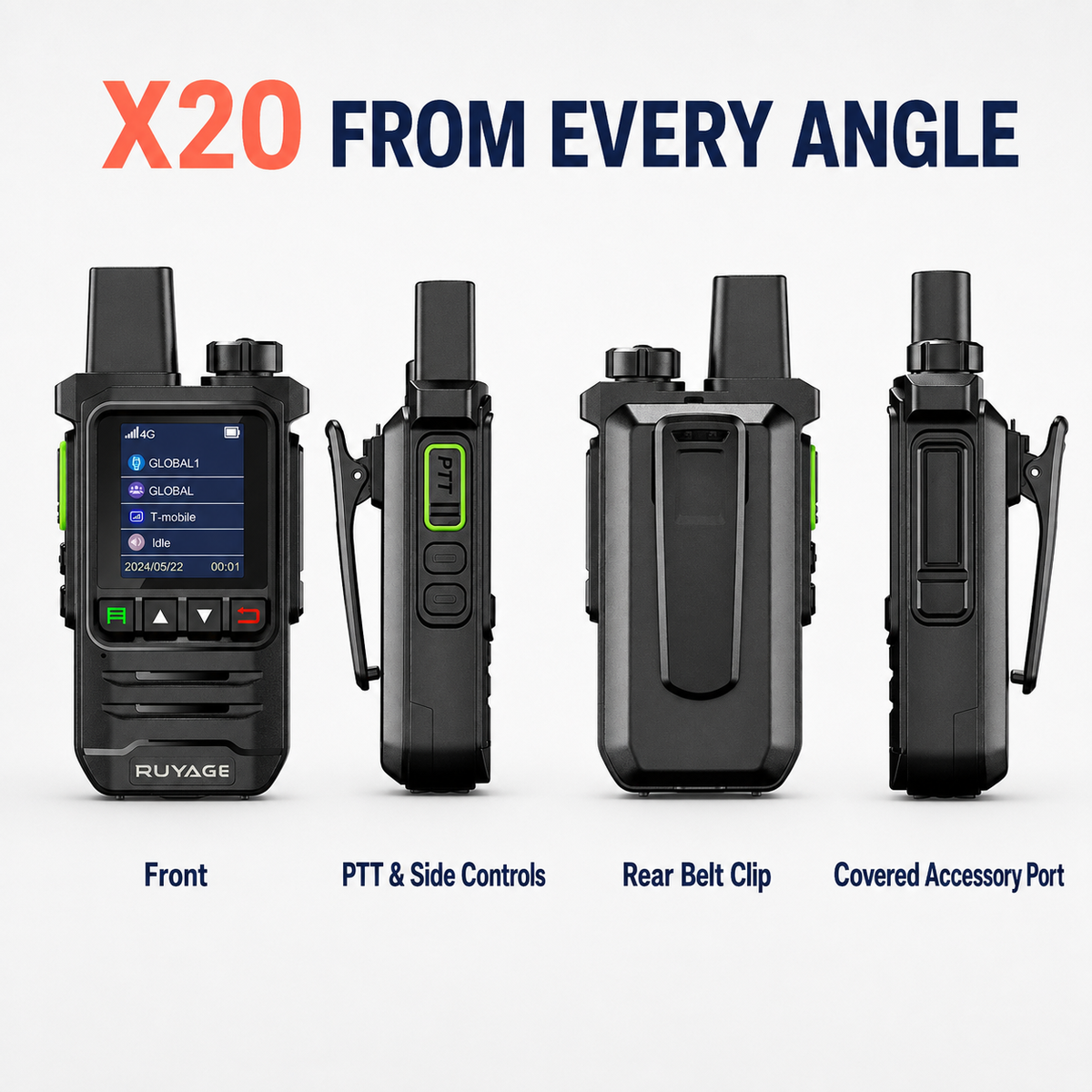 Ruyage Radio Nationwide PTT Walkie-Talkie(X20)