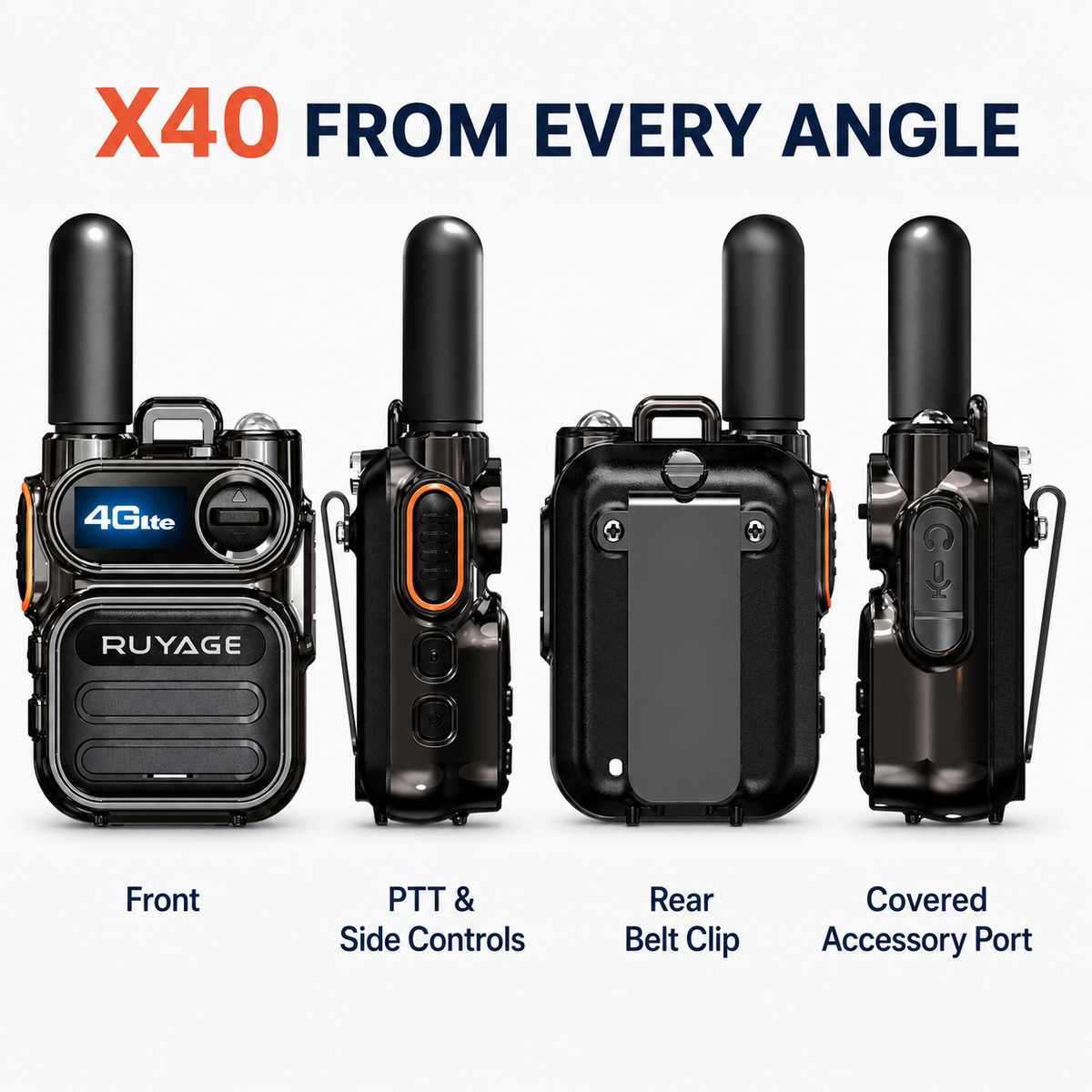 Ruyage Radio Nationwide PTT Walkie-Talkie(X40)