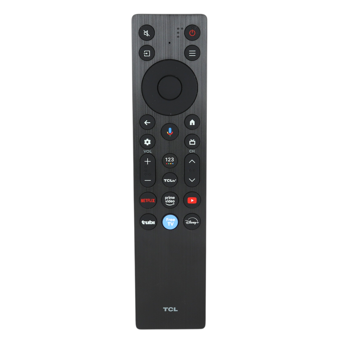 TCL RC813A FMBJ Google Voice TV Remote Control | No Backlight - G0401-000326