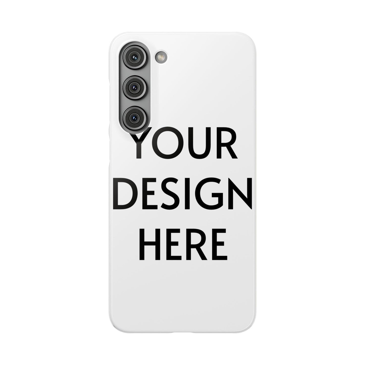 Custom Snap Case for Samsung – 100% Polycarbonate, Slim & Lightweight, Glossy/Matte Finish, Wireless Charging Compatible