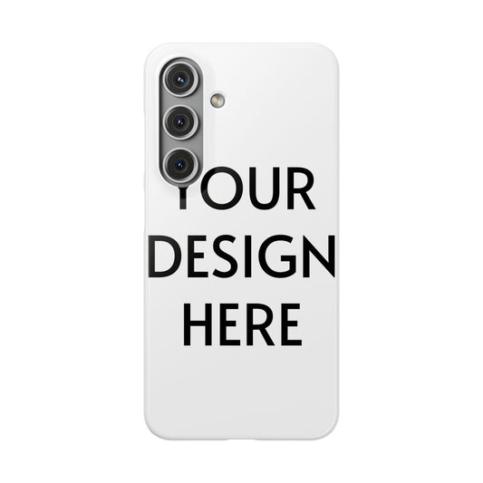 Custom Snap Case for Samsung – 100% Polycarbonate, Slim & Lightweight, Glossy/Matte Finish, Wireless Charging Compatible