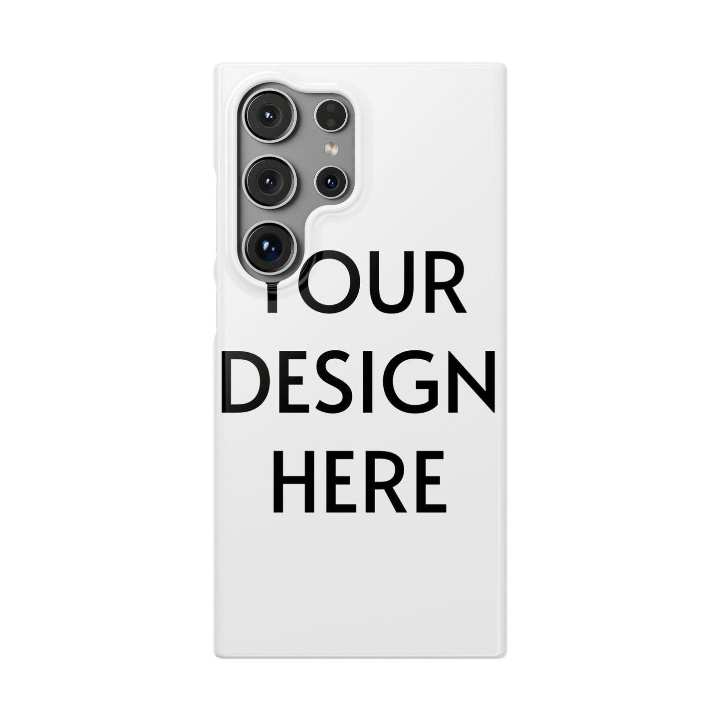 Custom Snap Case for Samsung – 100% Polycarbonate, Slim & Lightweight, Glossy/Matte Finish, Wireless Charging Compatible